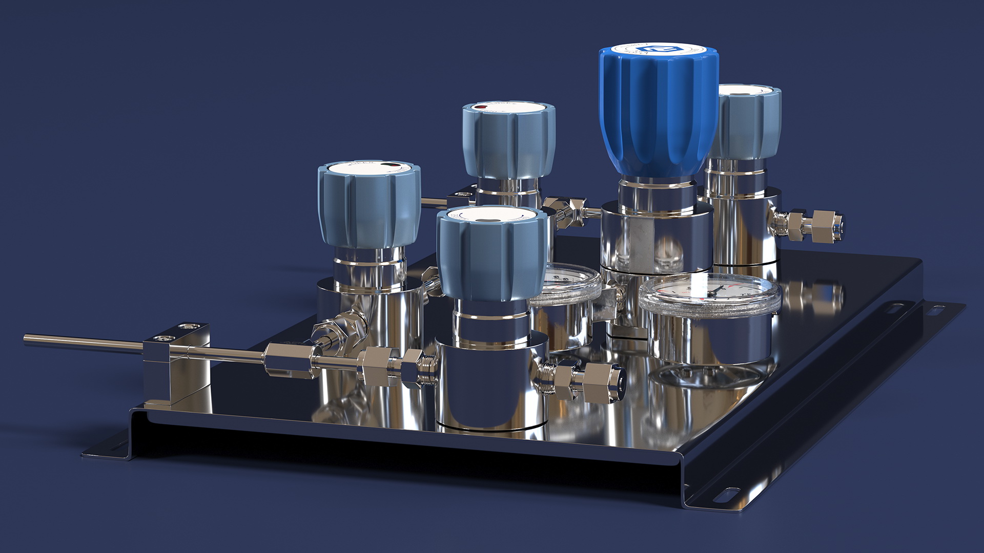 3D AFK Lab Industrial Gas Control Panel