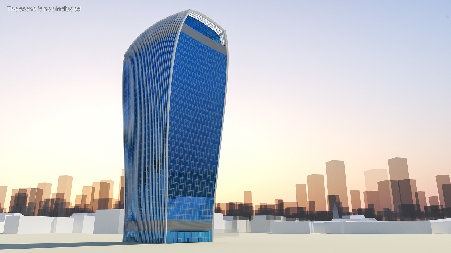 3D Commercial Skyscraper 20 Fenchurch Street
