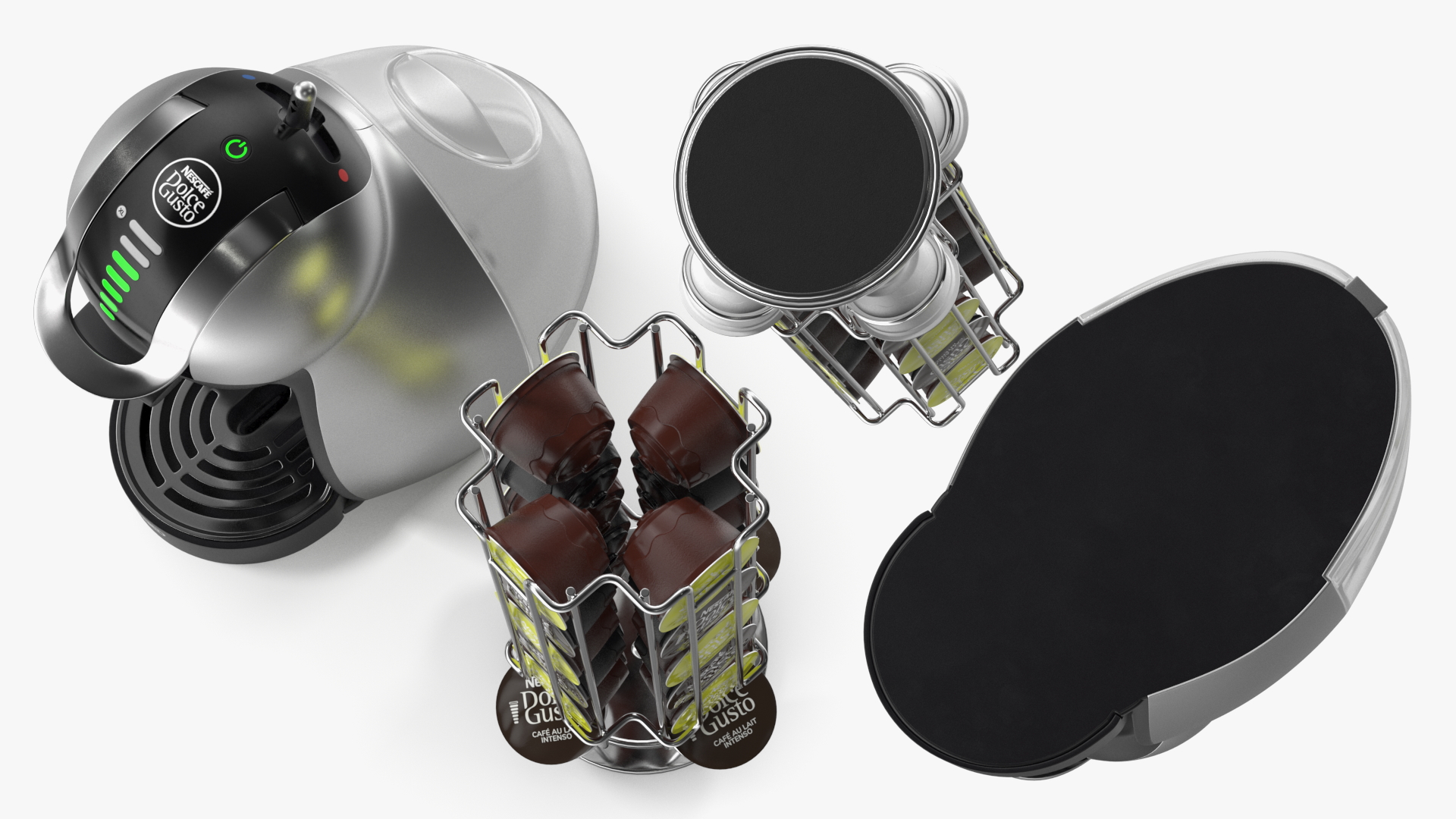 3D Dolce Gusto Coffee Machine with Capsule Holder