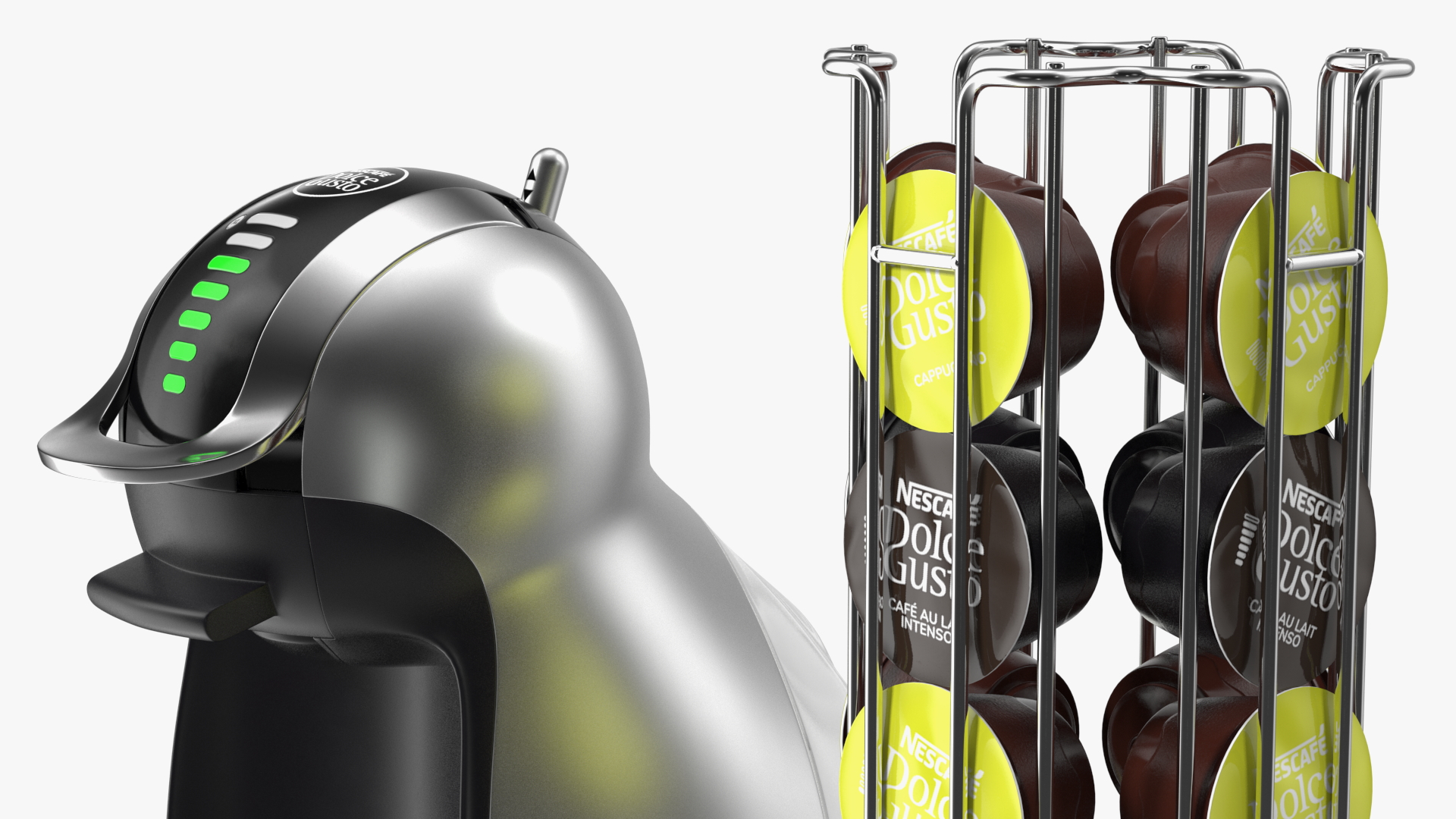 3D Dolce Gusto Coffee Machine with Capsule Holder