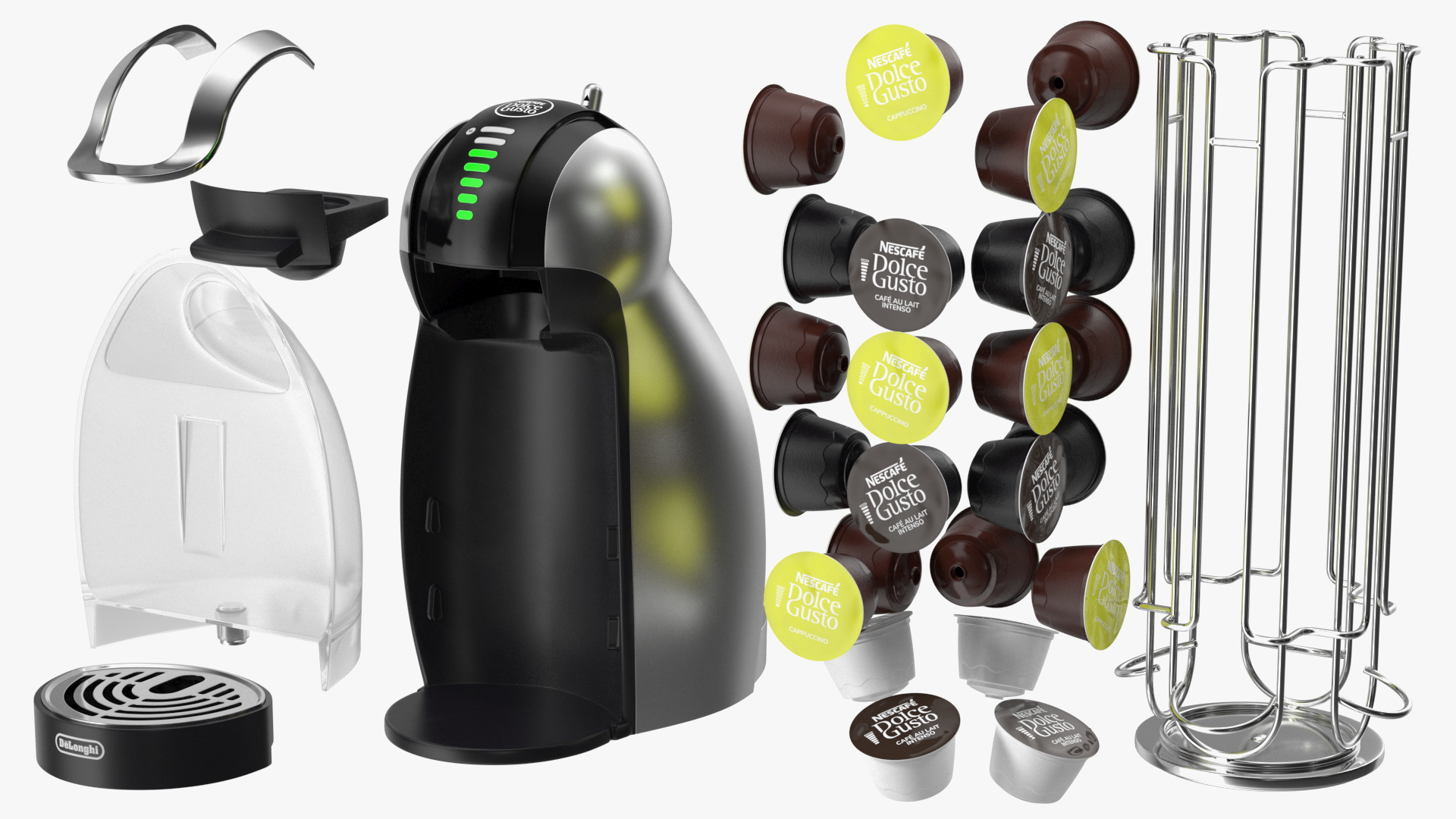 3D Dolce Gusto Coffee Machine with Capsule Holder