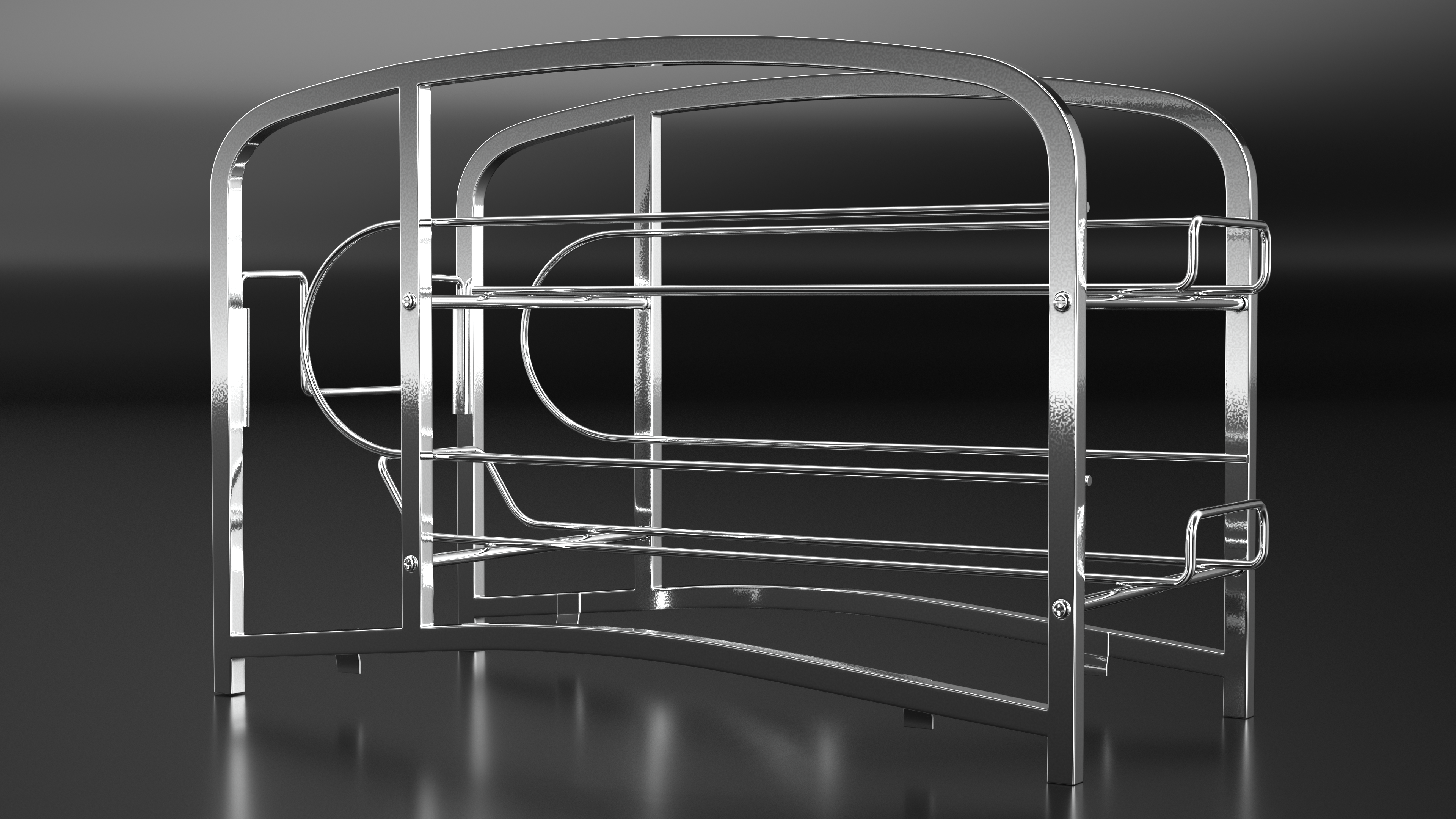 Tin Can Storage Organizer Chrome, view 3