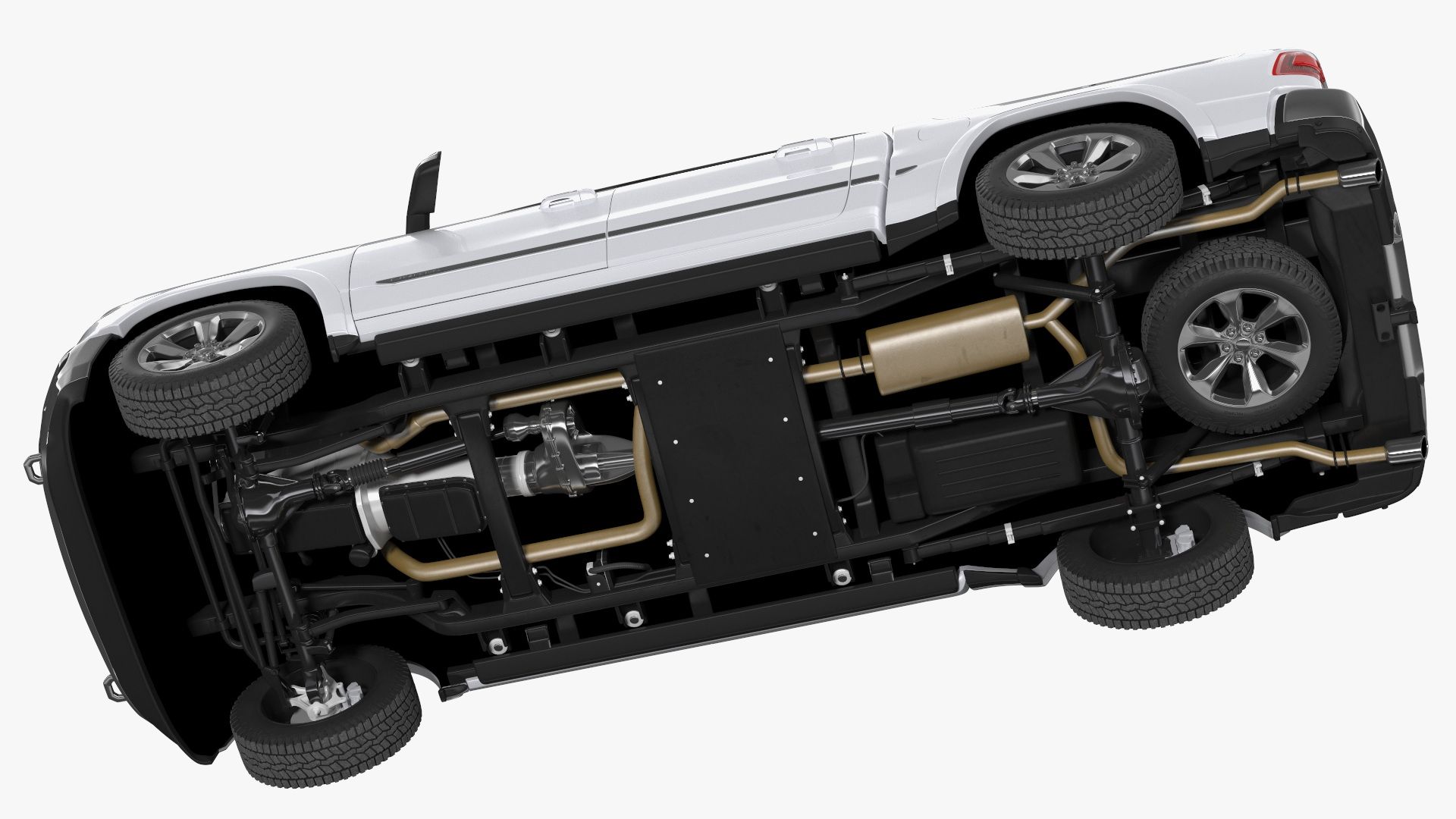 Pickup Truck Camper 3D model