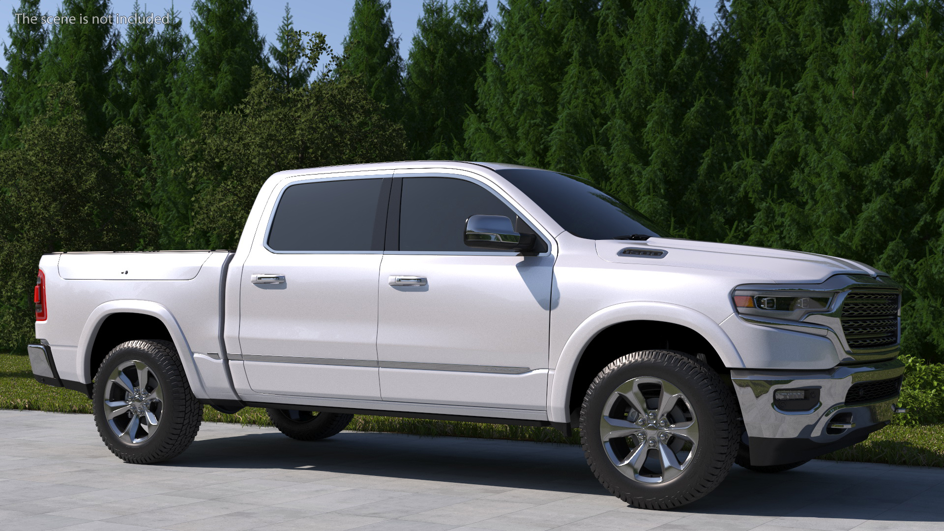 Pickup Truck Camper 3D model