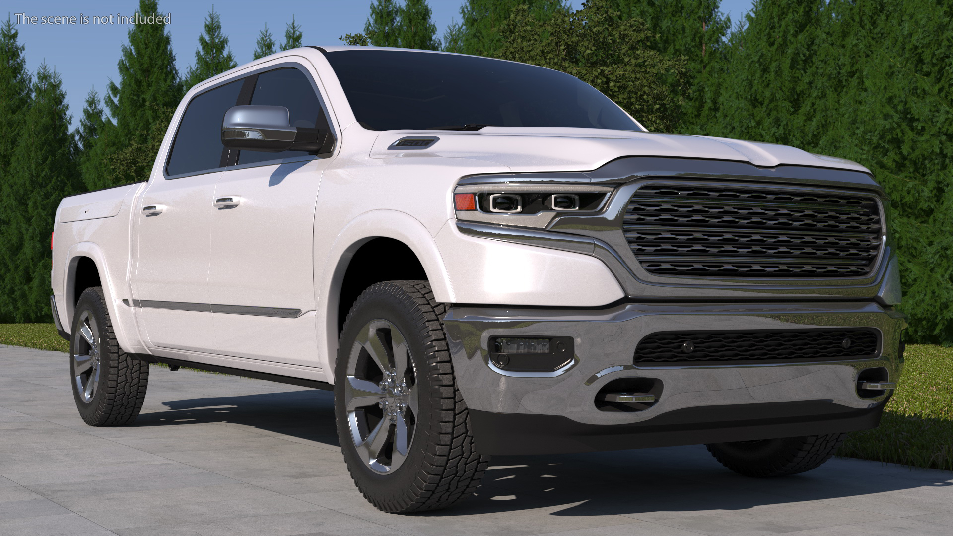 Pickup Truck Camper 3D model