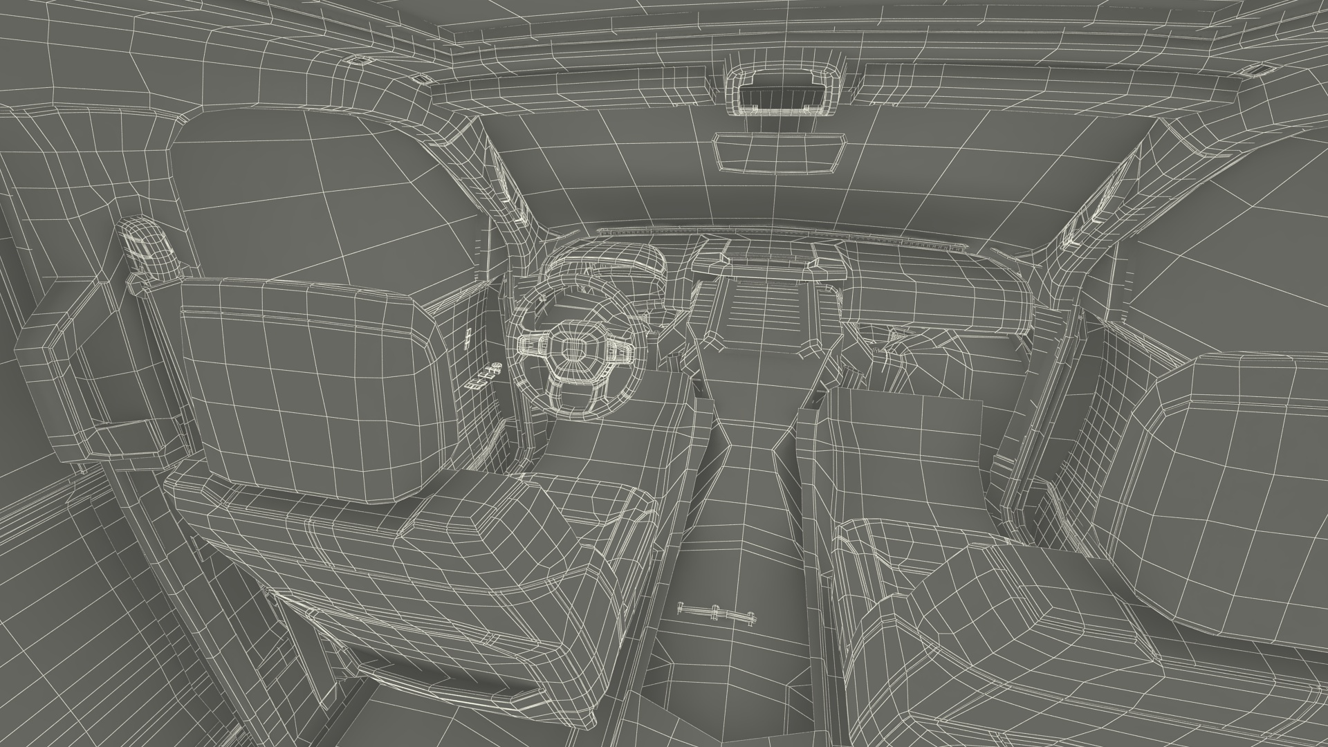 Pickup Truck Camper 3D model