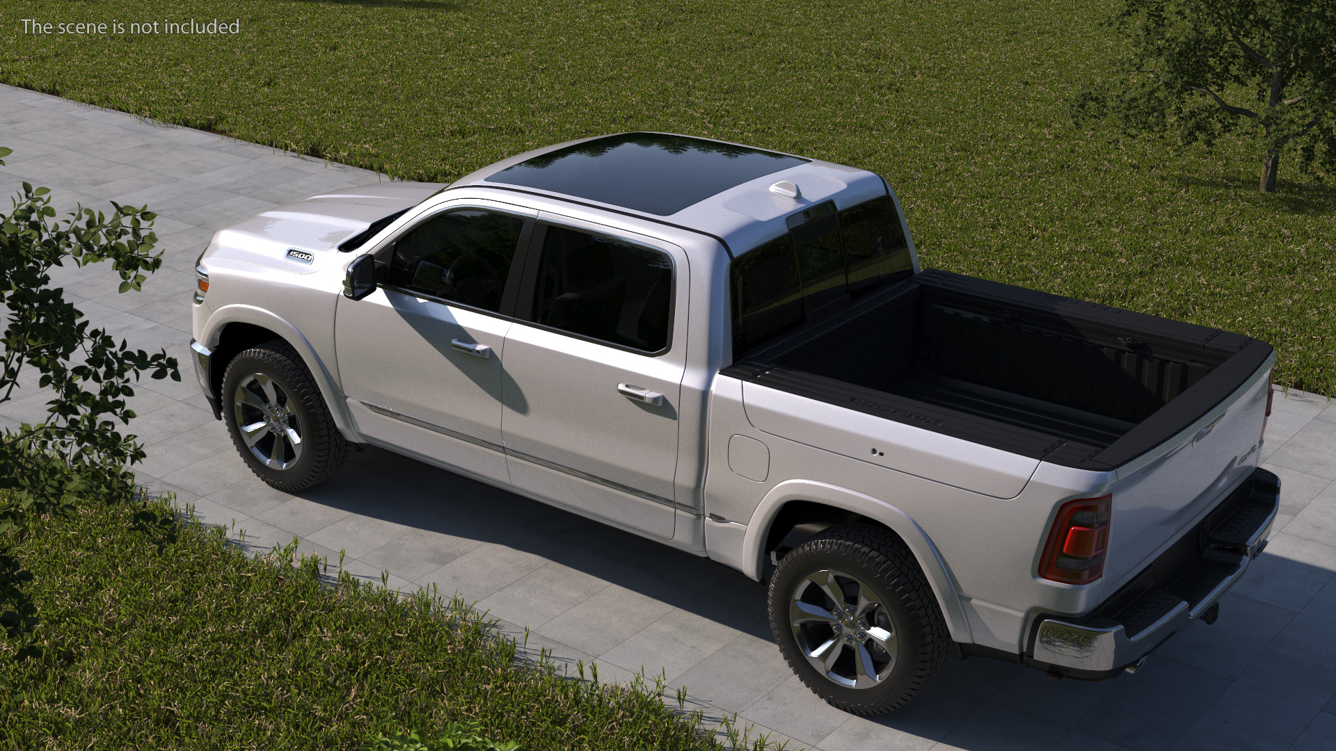 Pickup Truck Camper 3D model