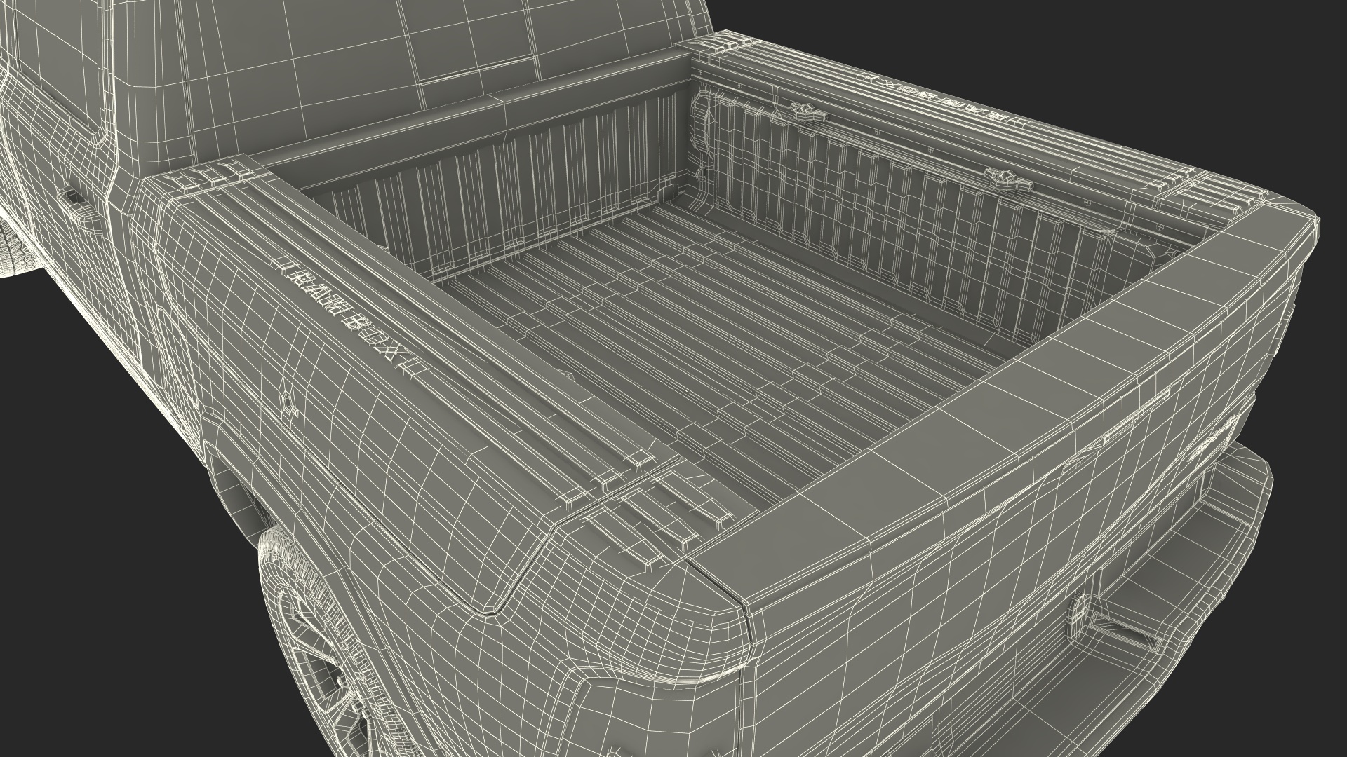 Pickup Truck Camper 3D model