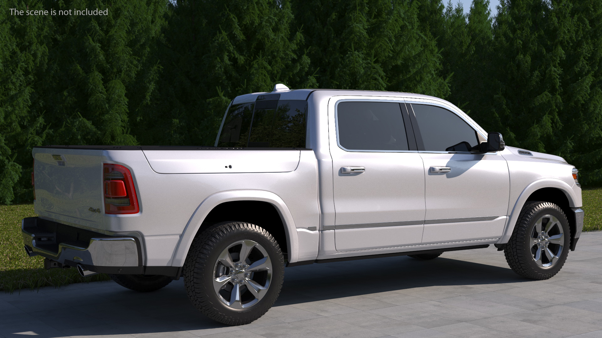 Pickup Truck Camper 3D model
