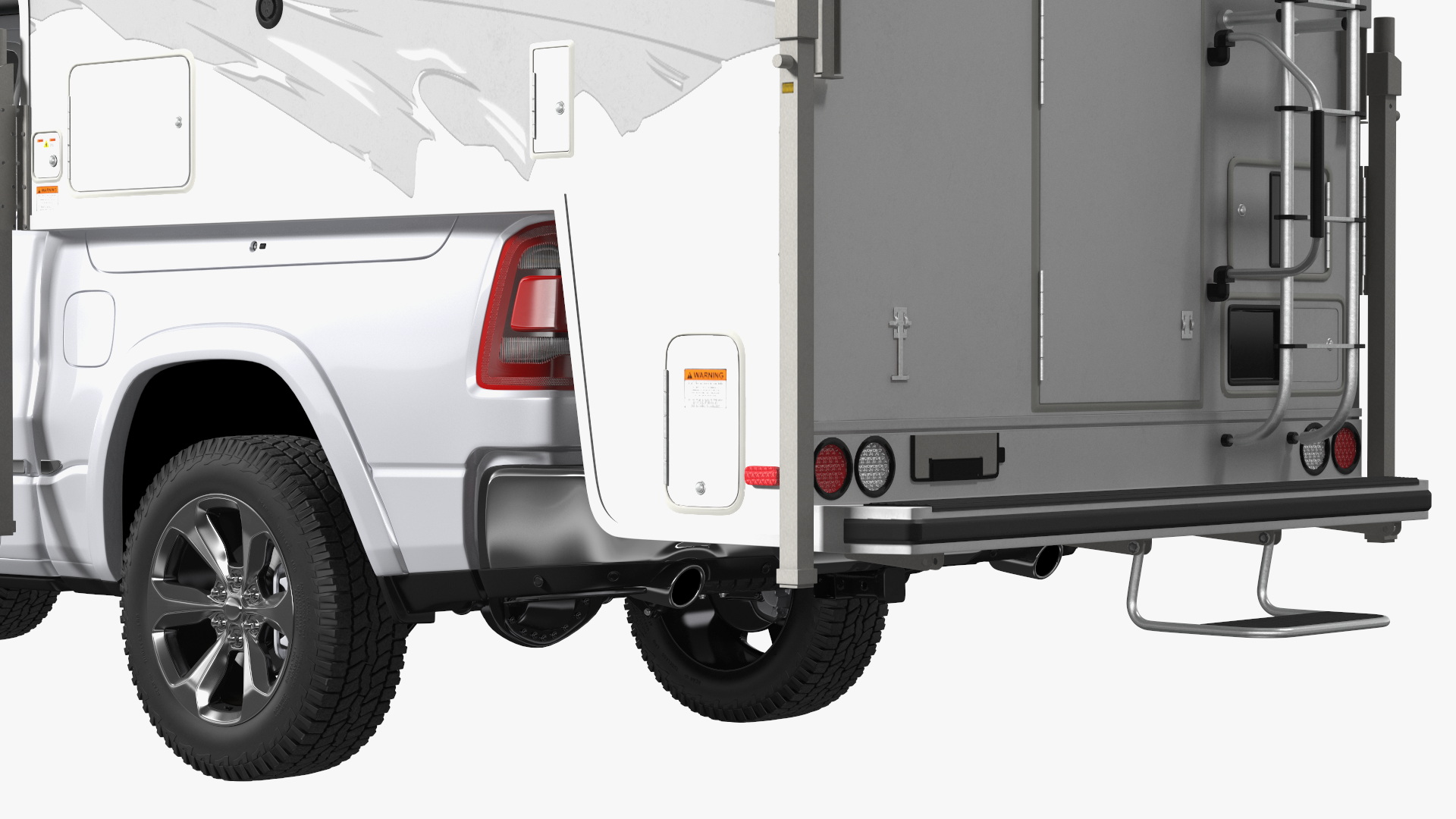 Pickup Truck Camper 3D model