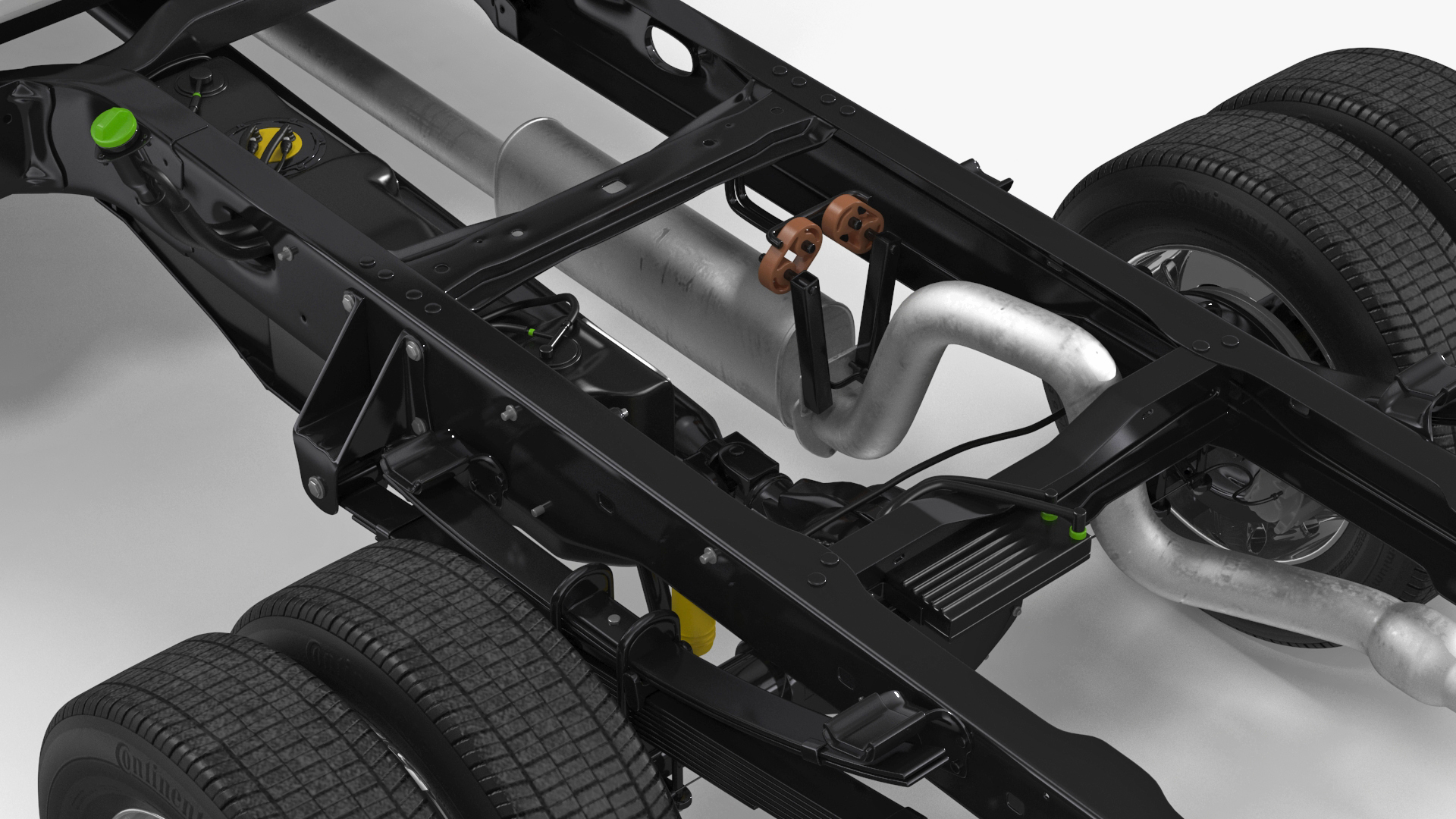 Regular Cab 2023 Ford Super Duty F-550 Bare Chassis White 3D