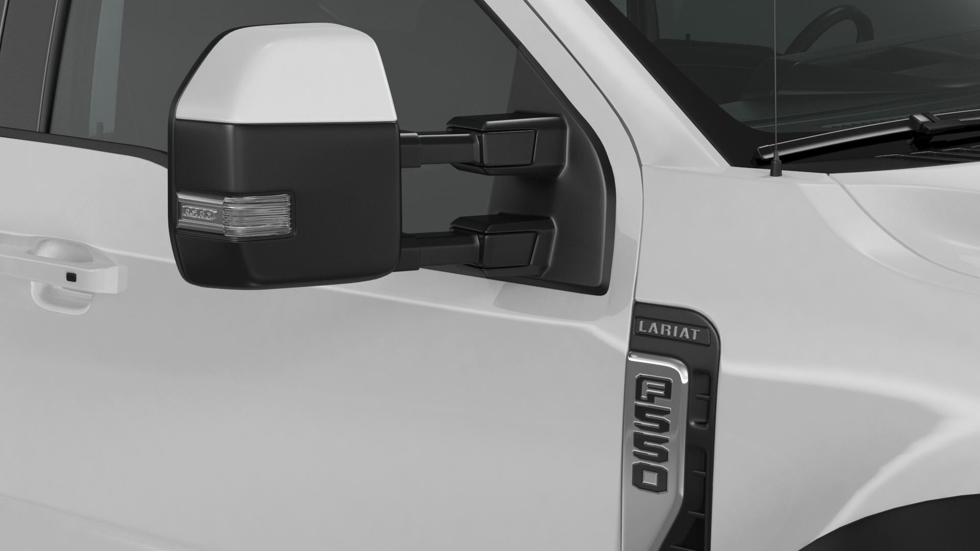 Regular Cab 2023 Ford Super Duty F-550 Bare Chassis White 3D