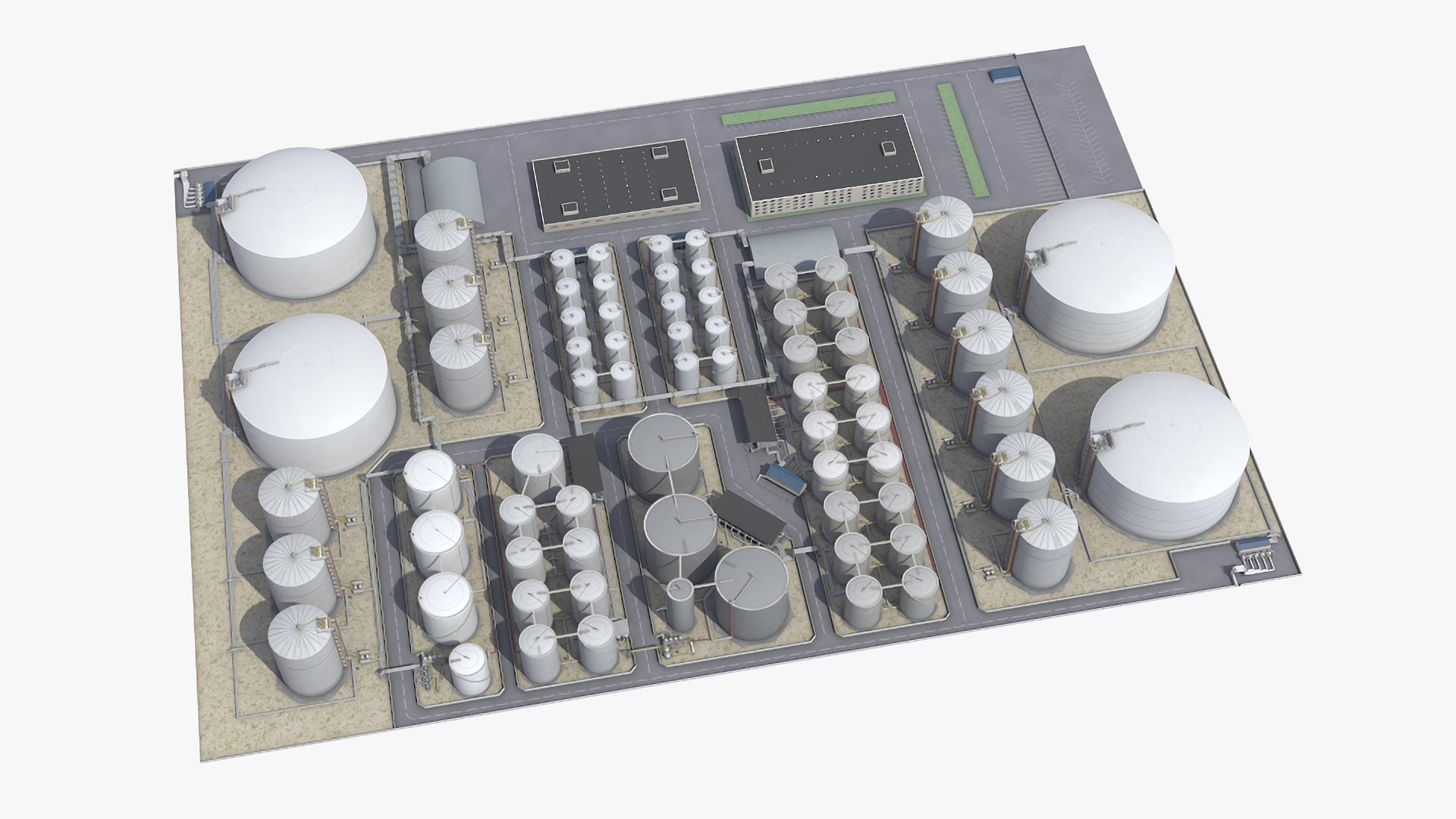 LNG Plant 3D model