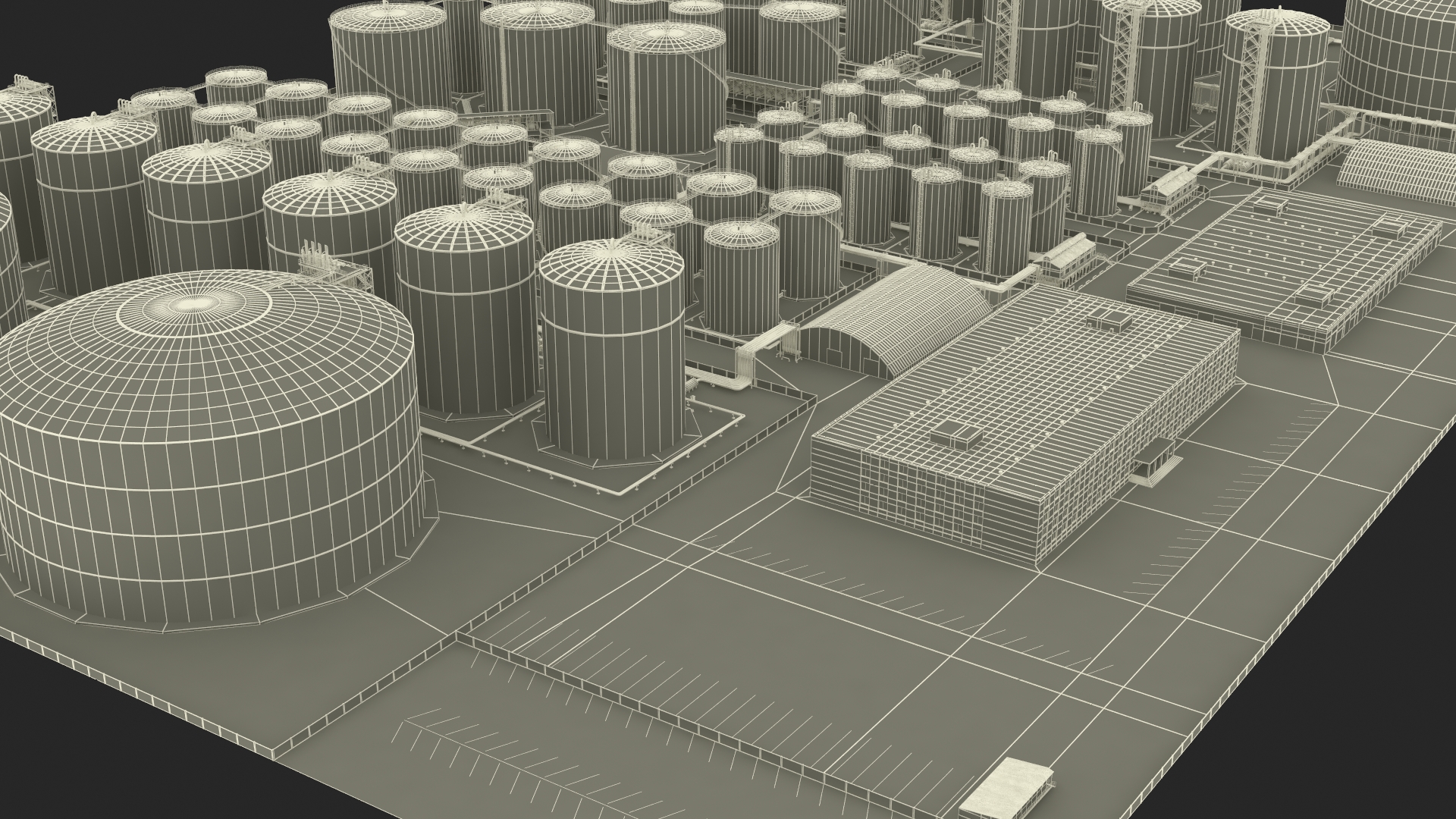 LNG Plant 3D model