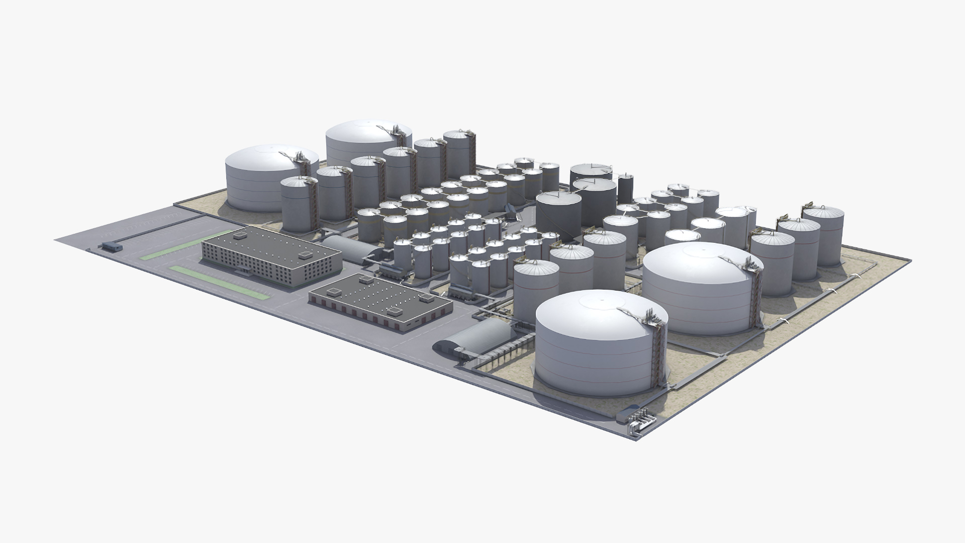 LNG Plant 3D model