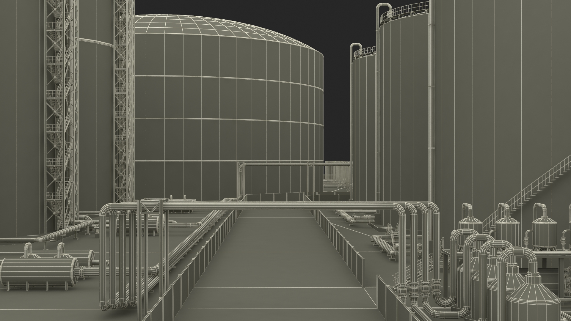 LNG Plant 3D model