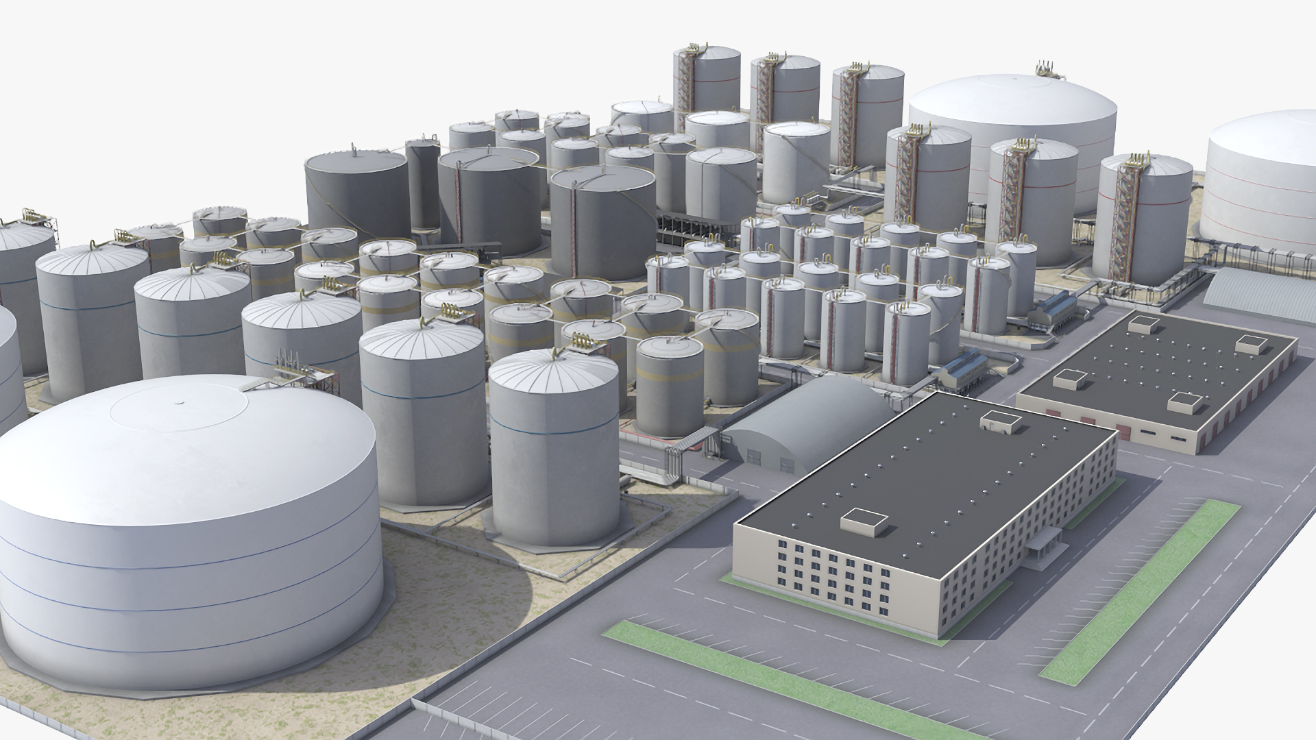 LNG Plant 3D model