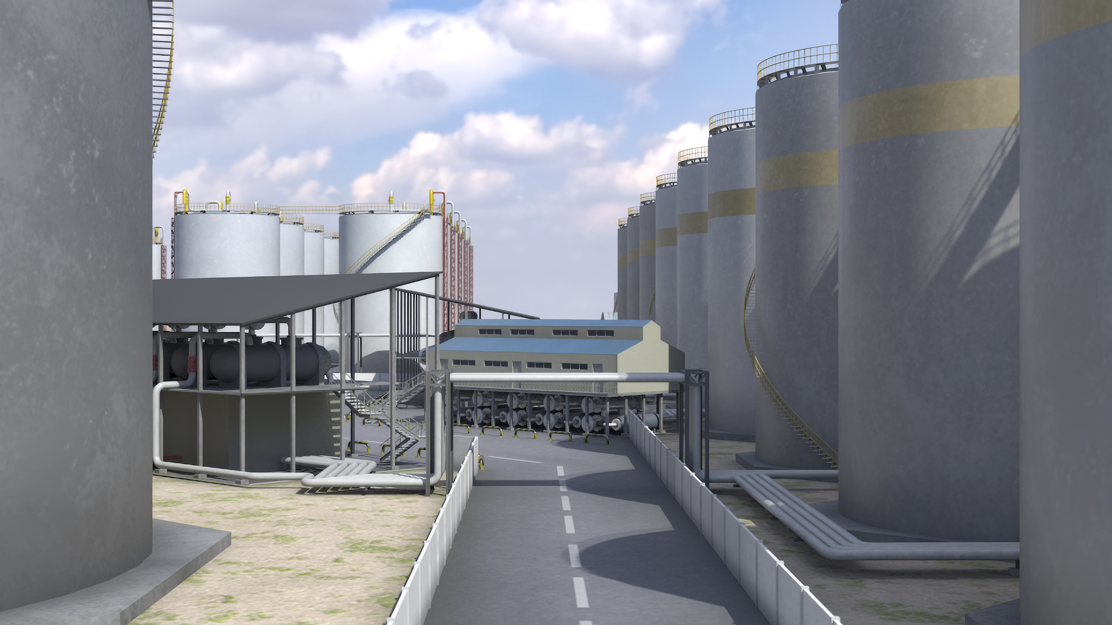 LNG Plant 3D model