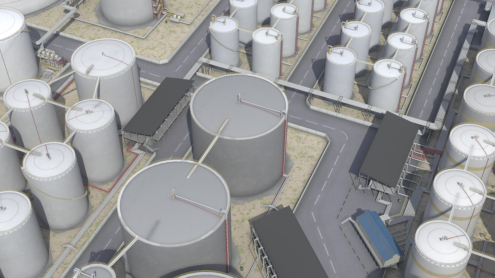LNG Plant 3D model