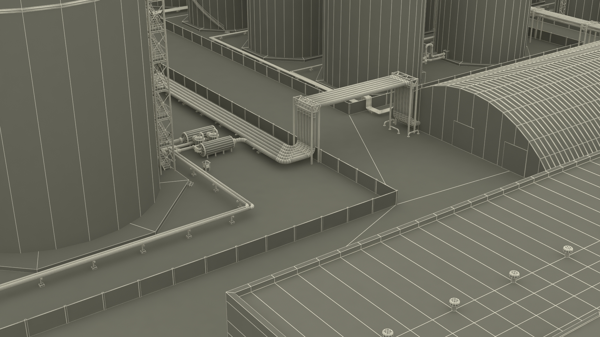 LNG Plant 3D model
