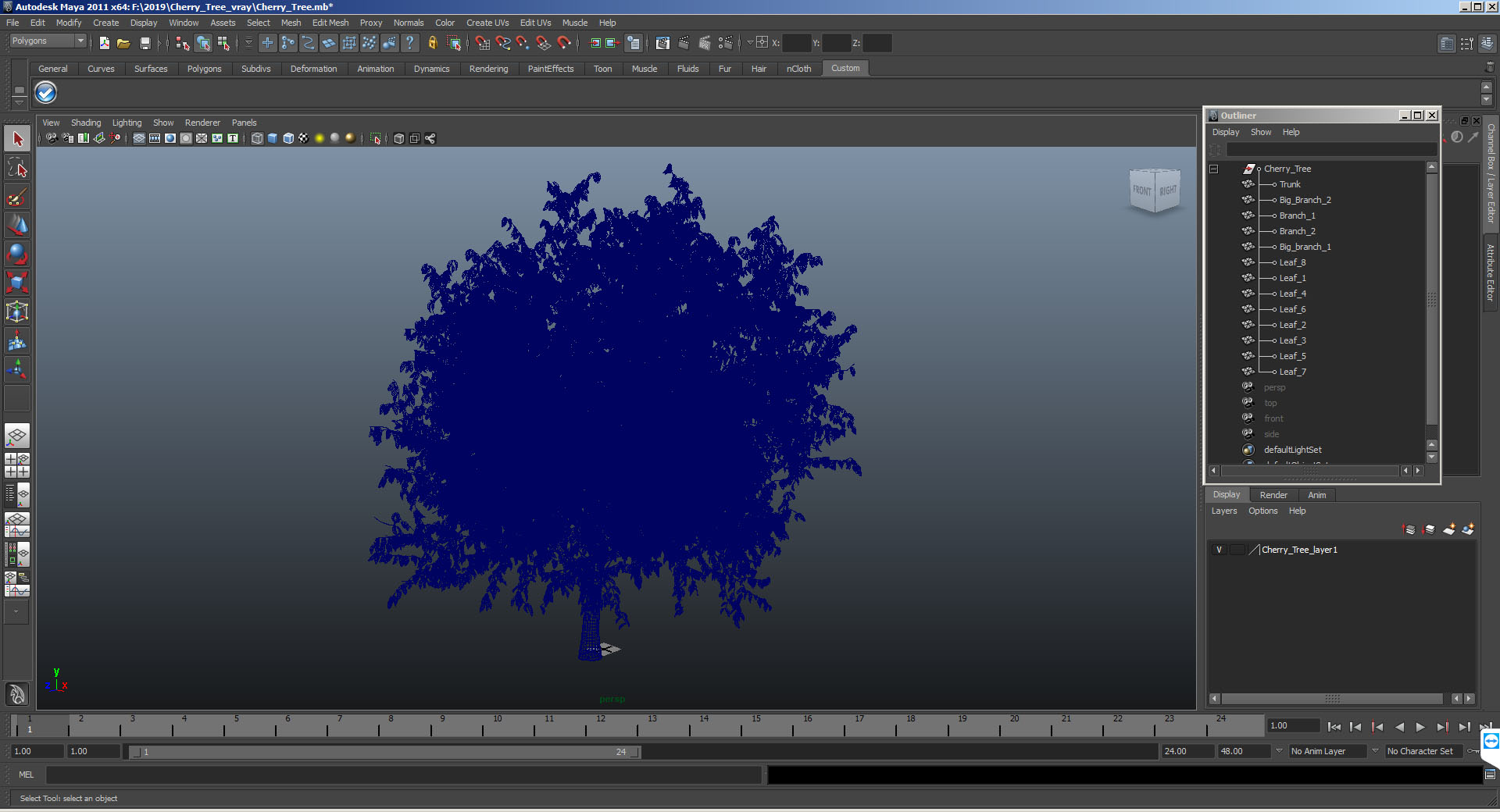 3D Cherry Tree