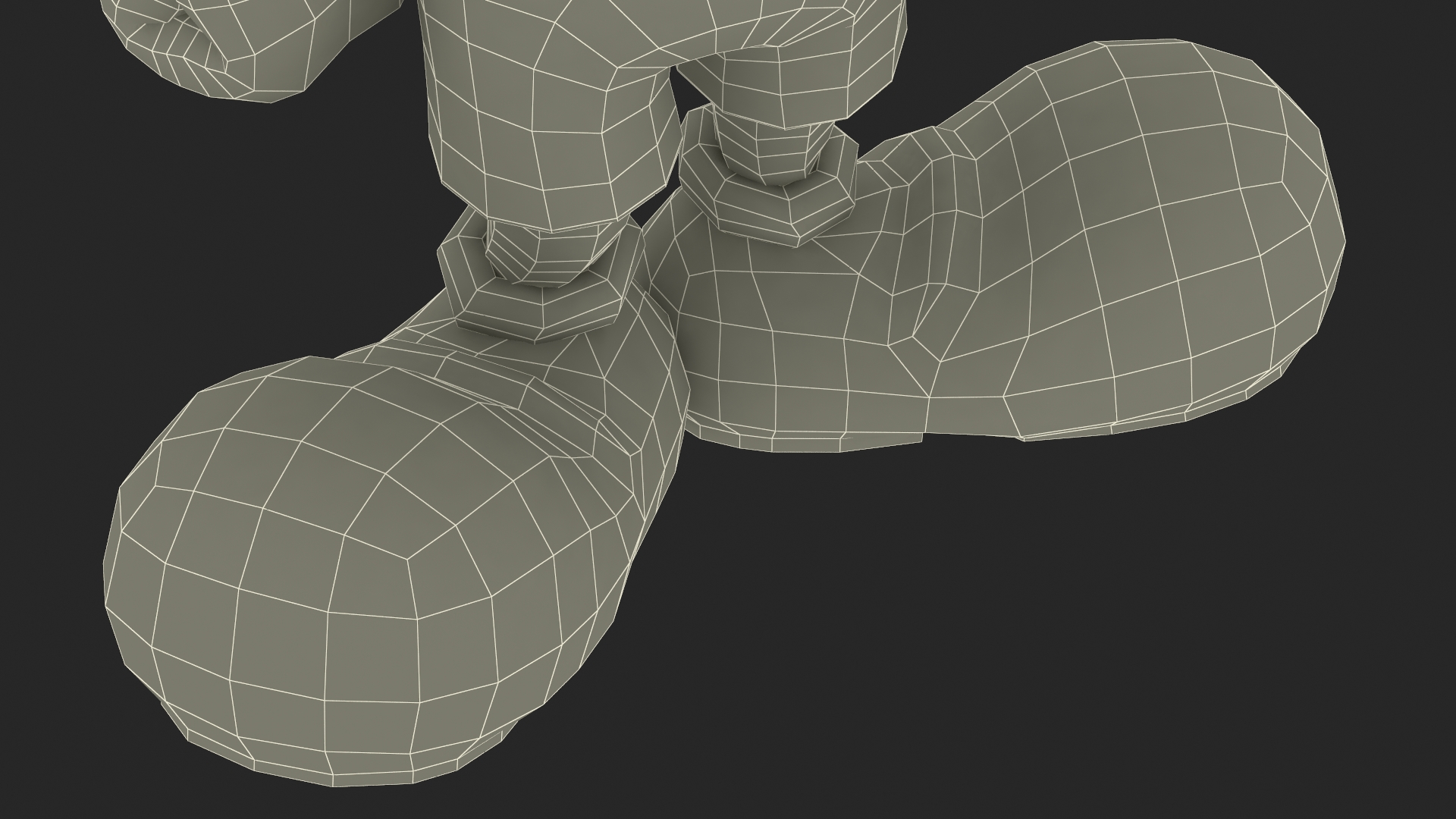 3D Character Mickey Mouse Standing