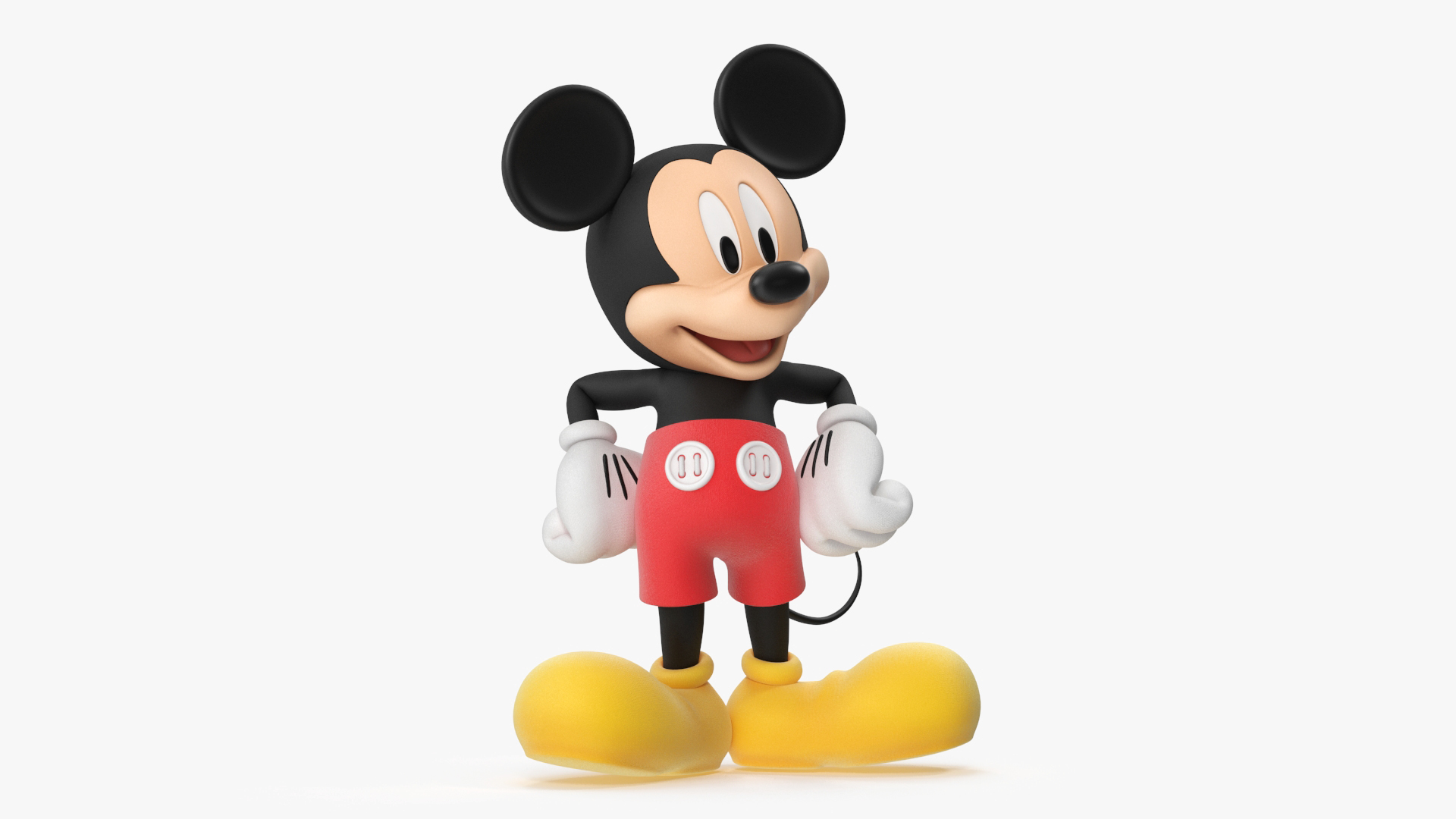 3D Character Mickey Mouse Standing