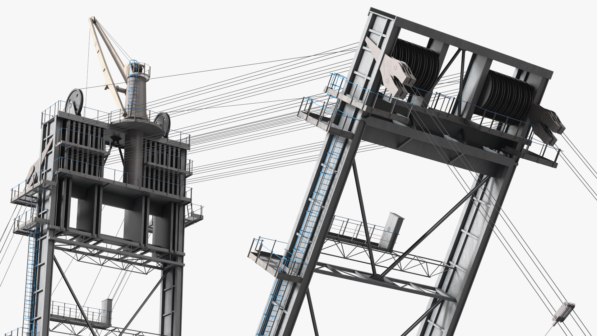 3D Mining Multi Bucket Wheel Excavator with Heavy Duty Dump Truck Liebherr
