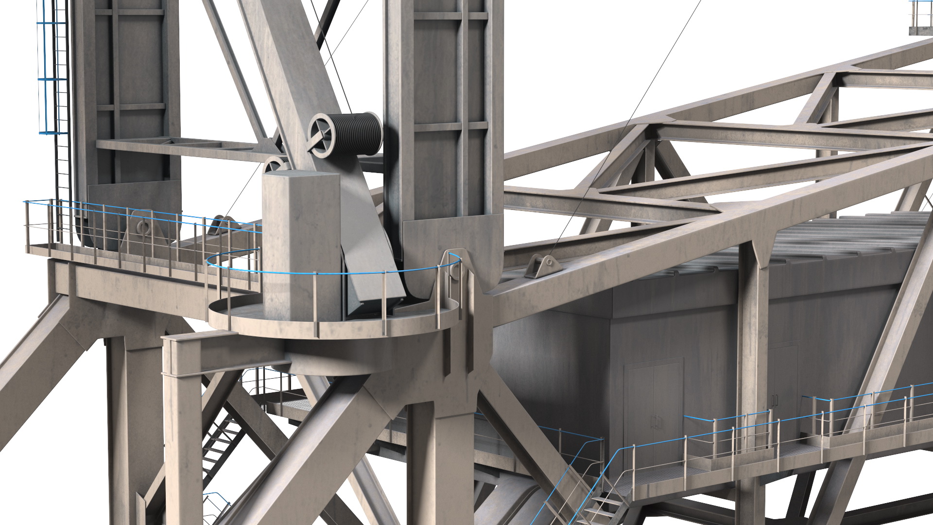 3D Mining Multi Bucket Wheel Excavator with Heavy Duty Dump Truck Liebherr