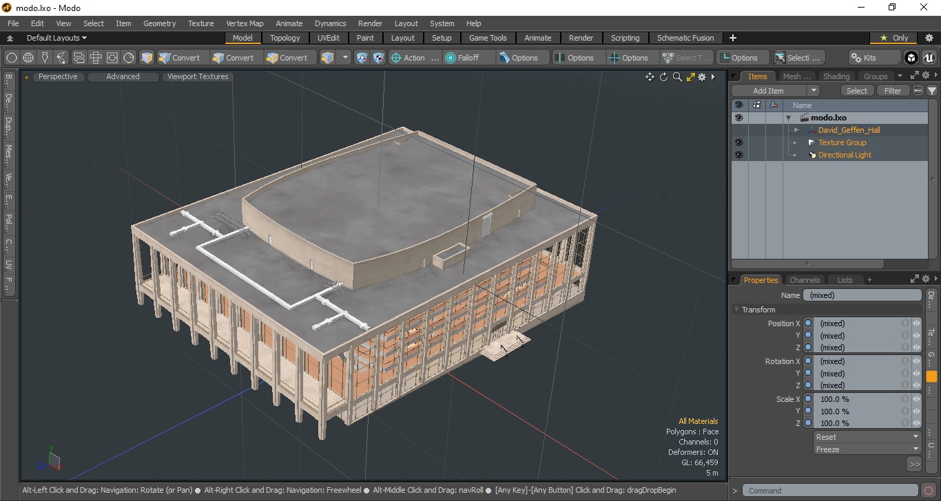 David Geffen Hall 3D