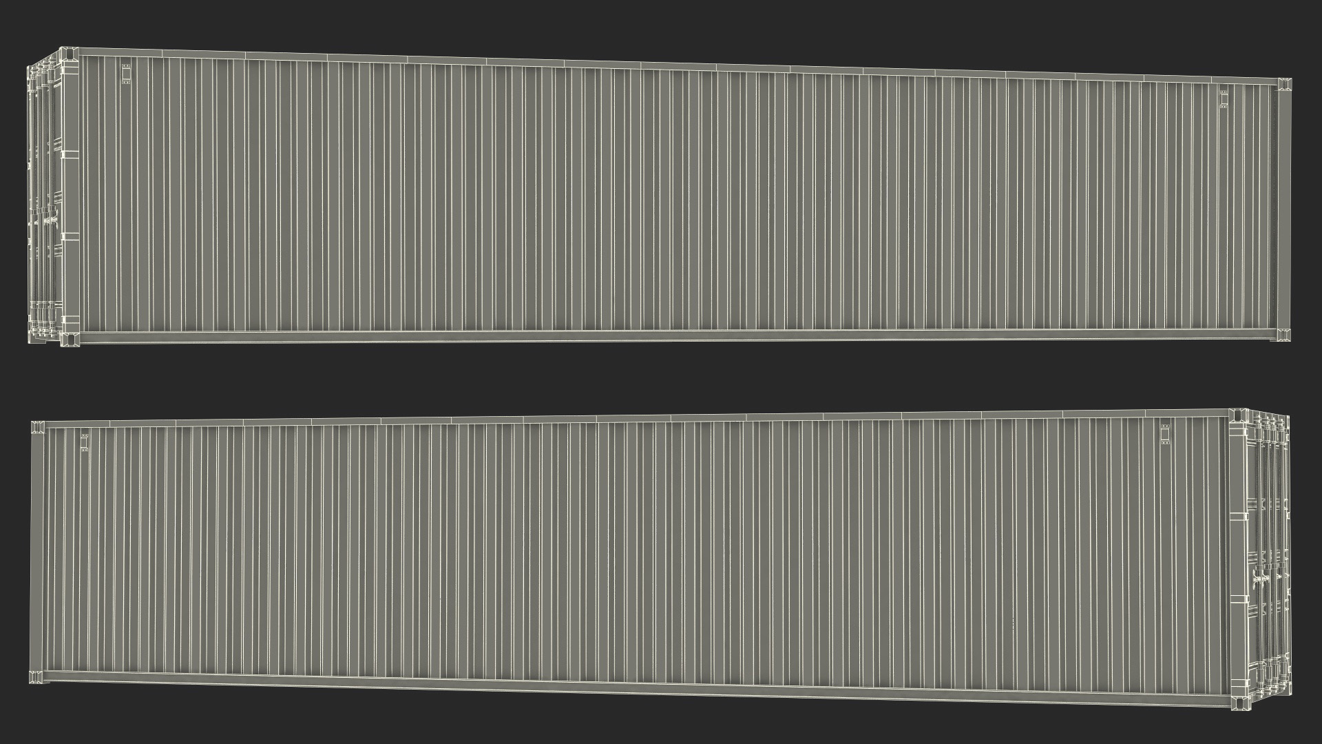 3D 40FT Side Opening Shipping Container