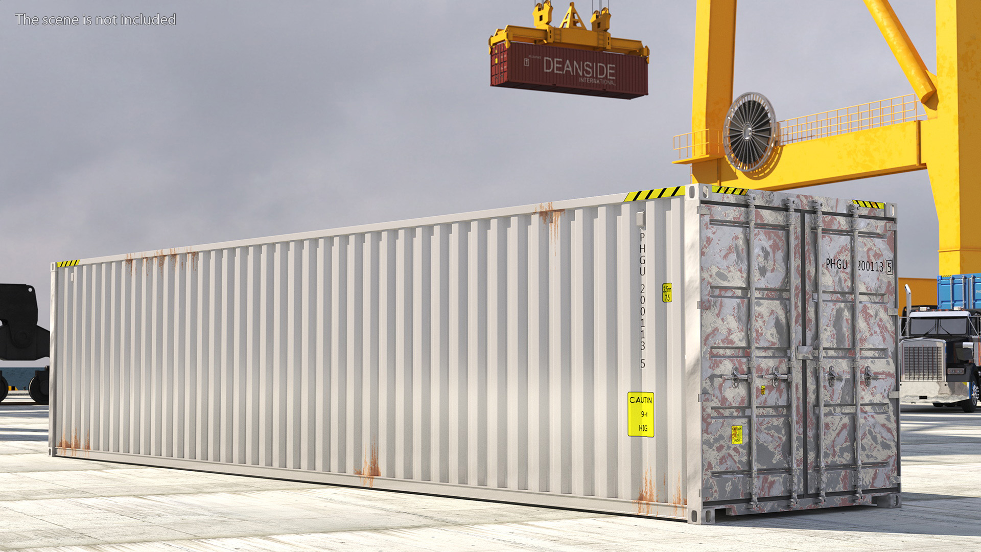 3D 40FT Side Opening Shipping Container