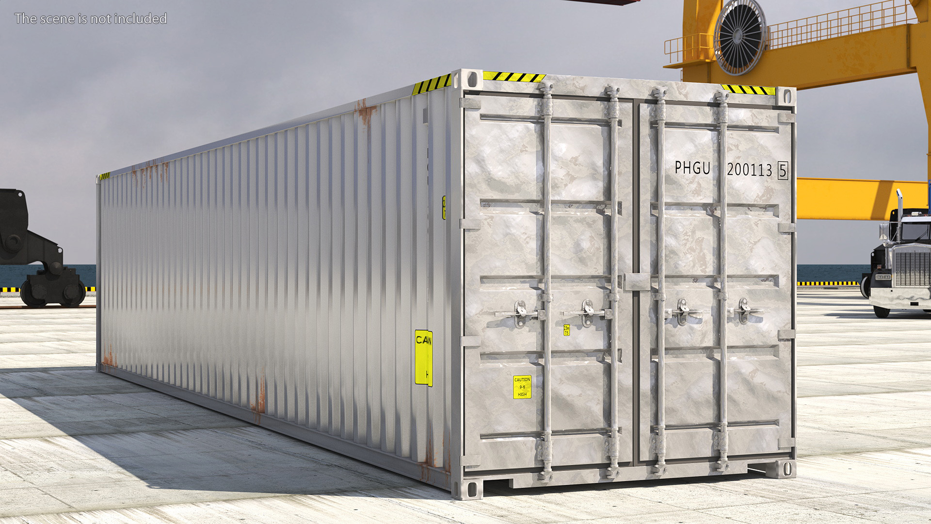 3D 40FT Side Opening Shipping Container