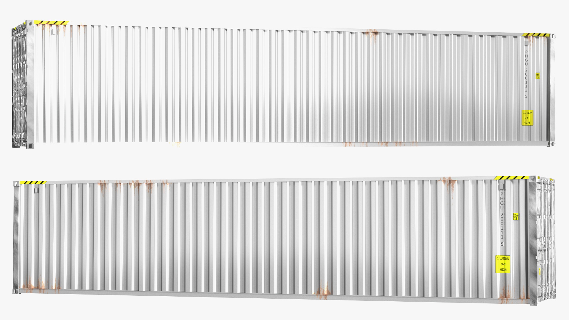 3D 40FT Side Opening Shipping Container