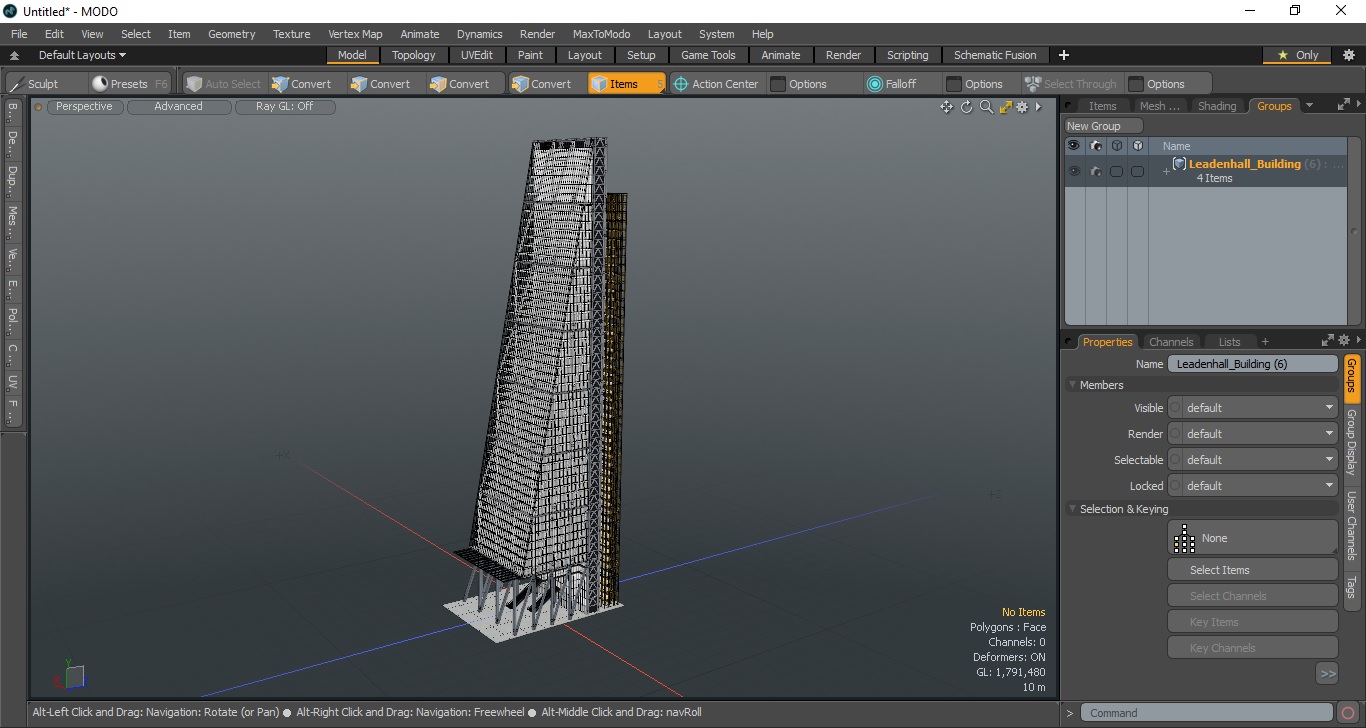 Leadenhall Building 3D model
