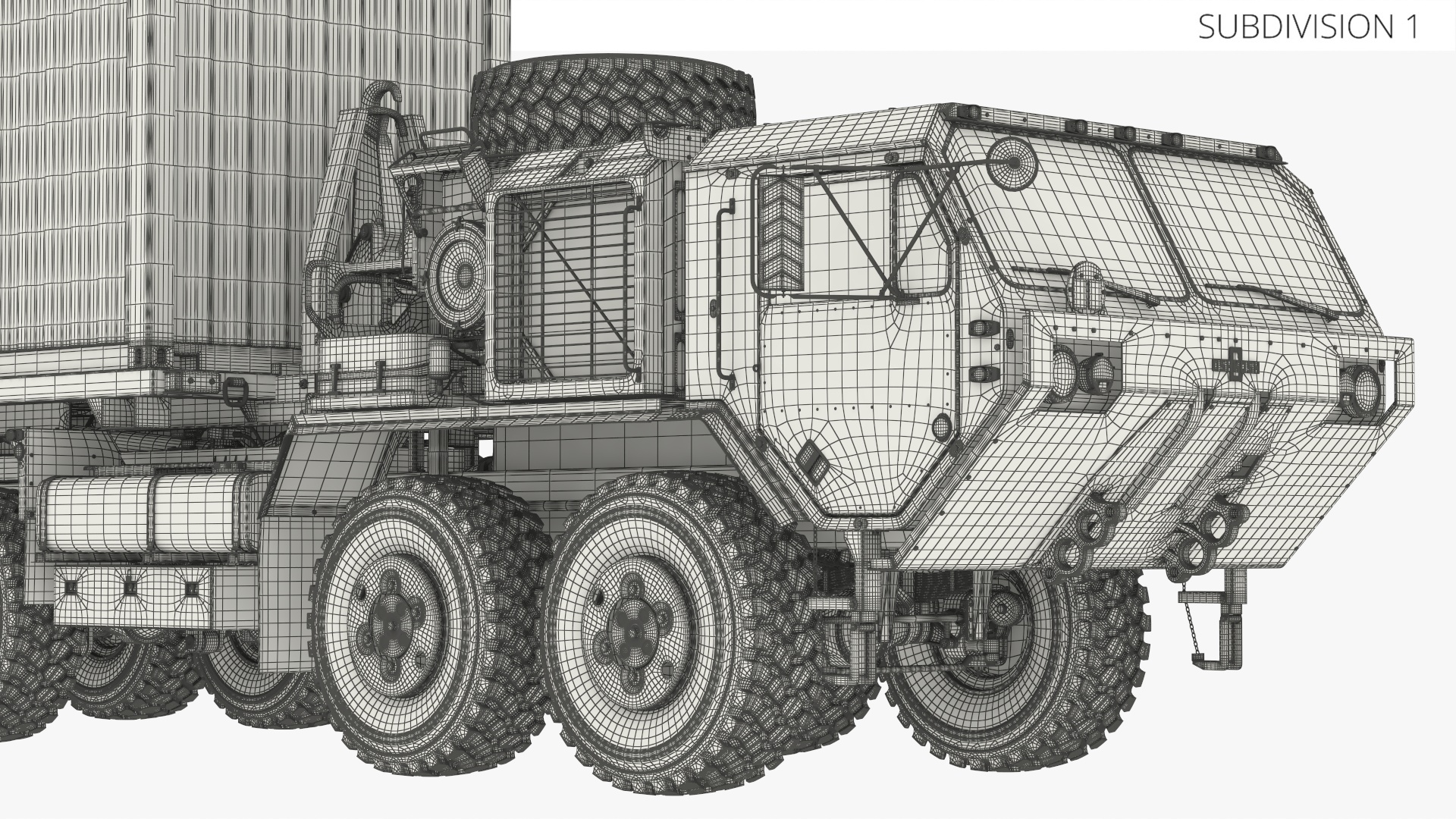 Oshkosh Tactical Load Handling Truck with Container - view 7