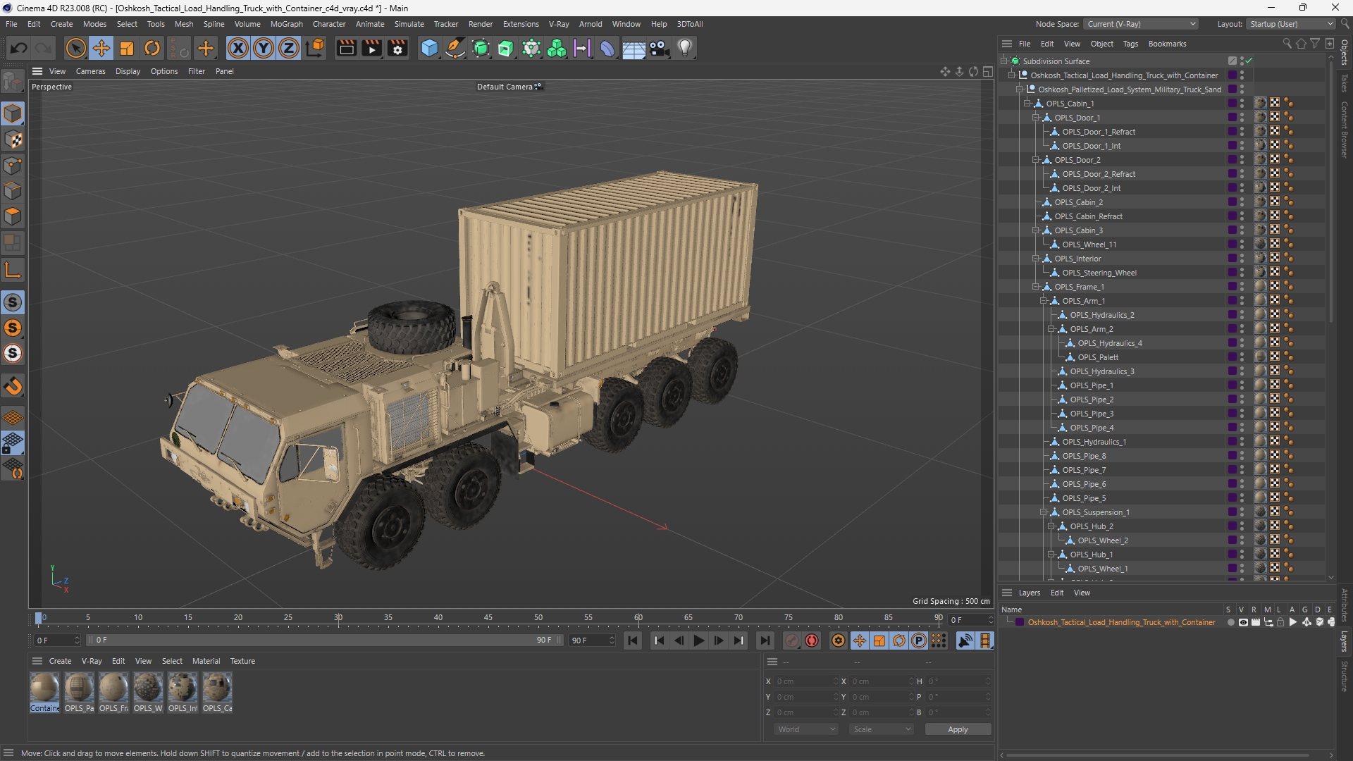 Oshkosh Tactical Load Handling Truck with Container - view 12