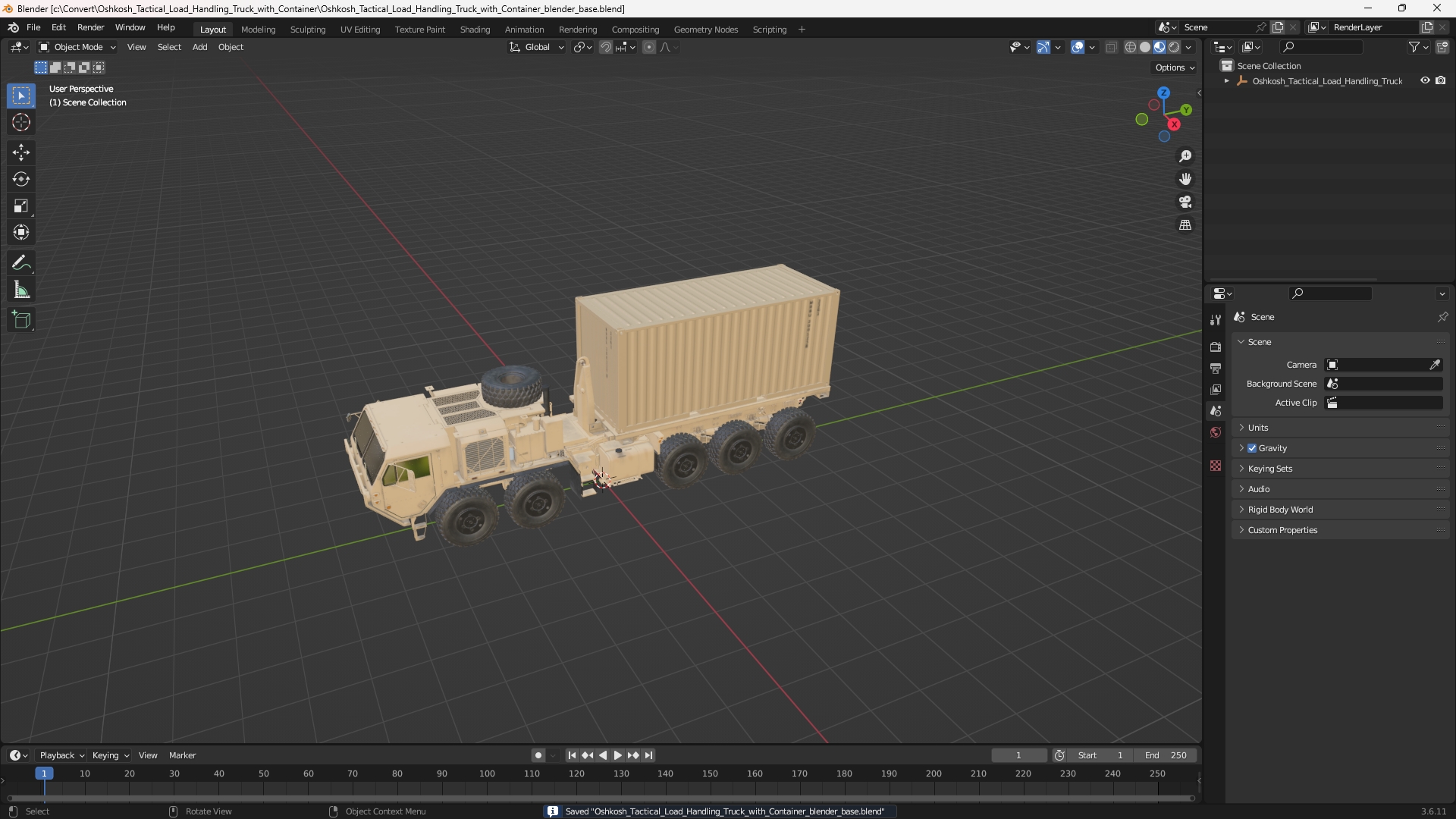 Oshkosh Tactical Load Handling Truck with Container - view 10