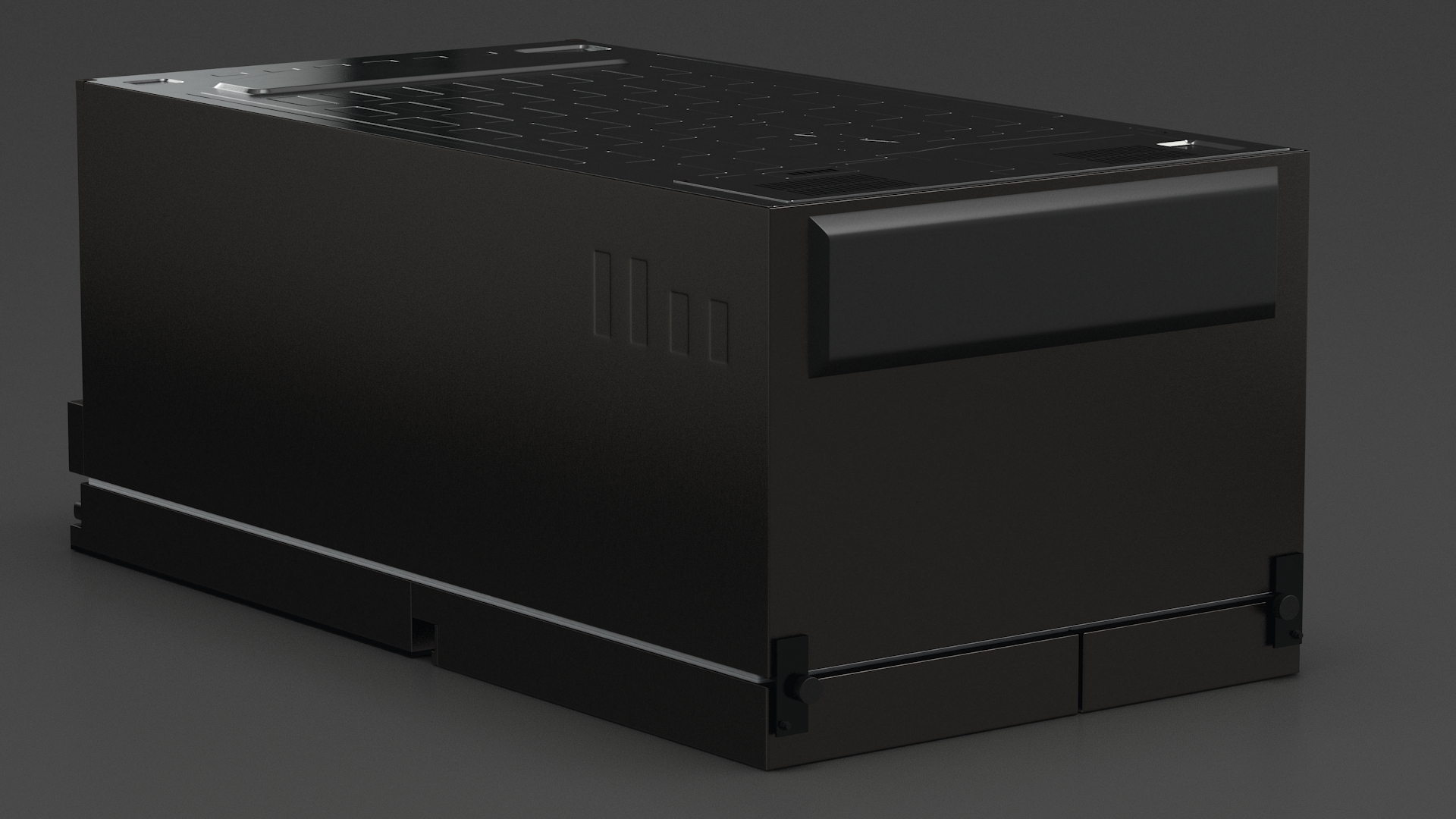 Black Refrigerator LG 27 Side-By-Side InstaView 3D