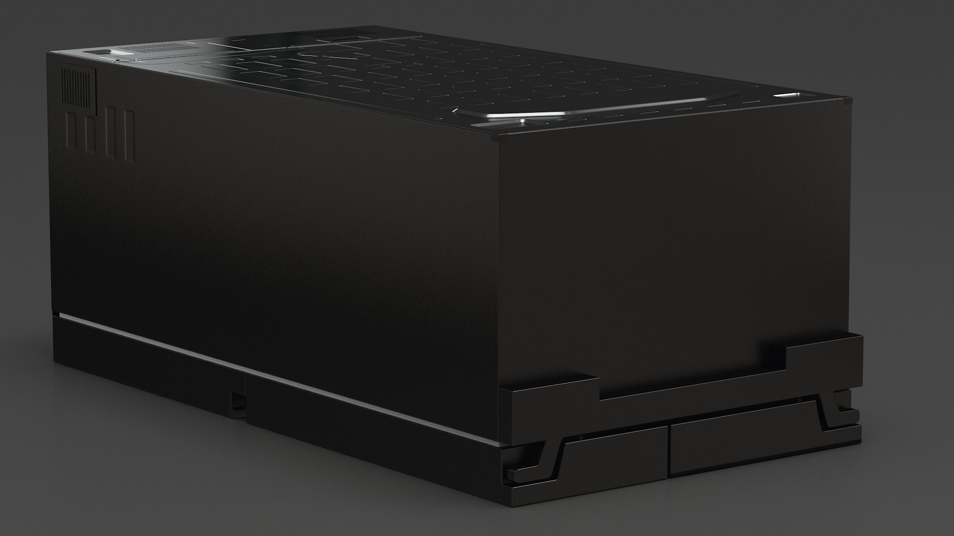 Black Refrigerator LG 27 Side-By-Side InstaView 3D