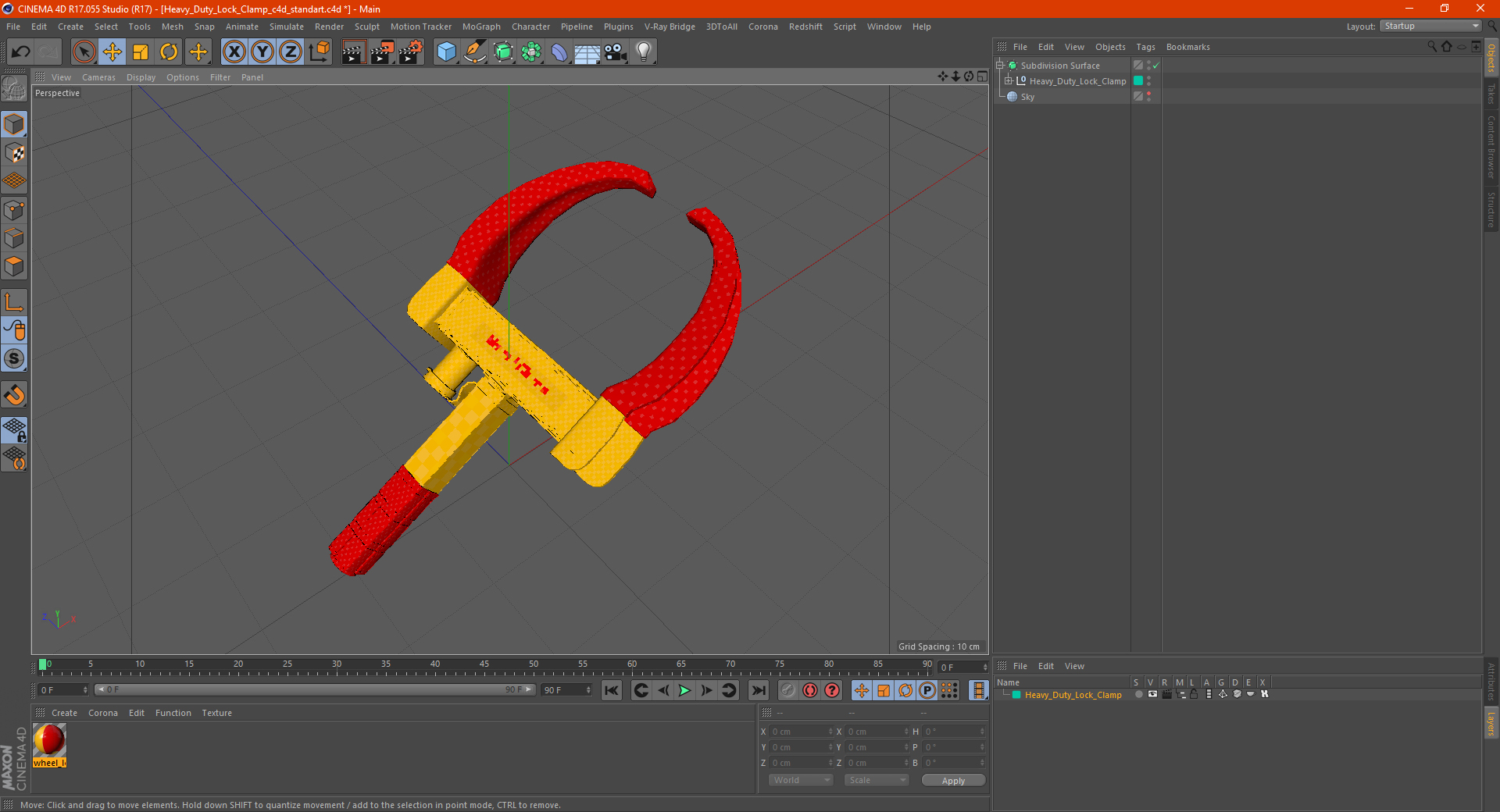 3D Heavy Duty Lock Clamp