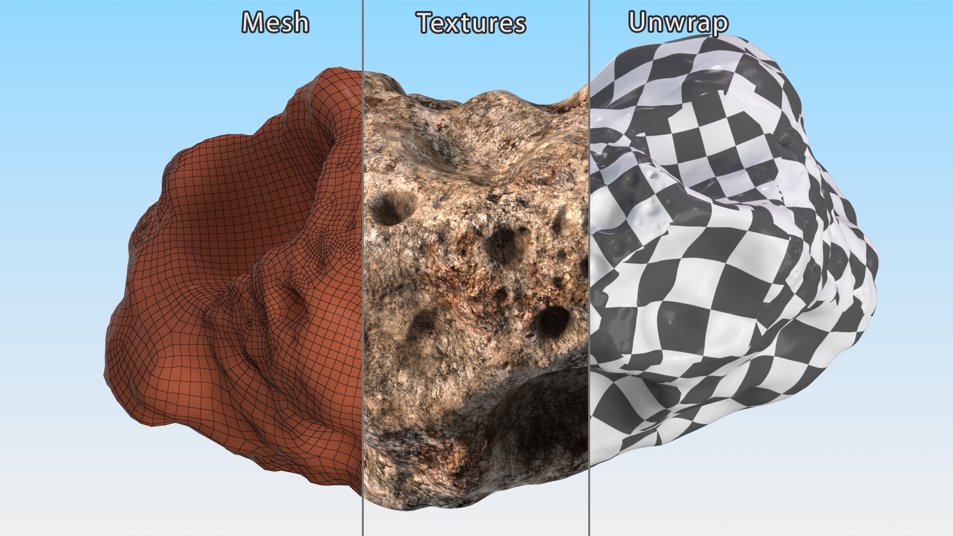 3D model Meteorite Stone