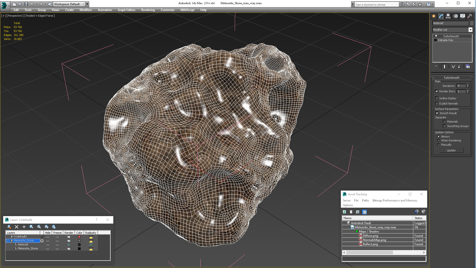 3D model Meteorite Stone