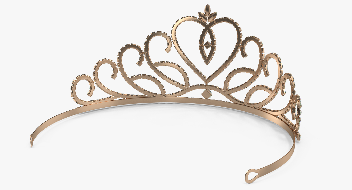 Golden Tiara 3D