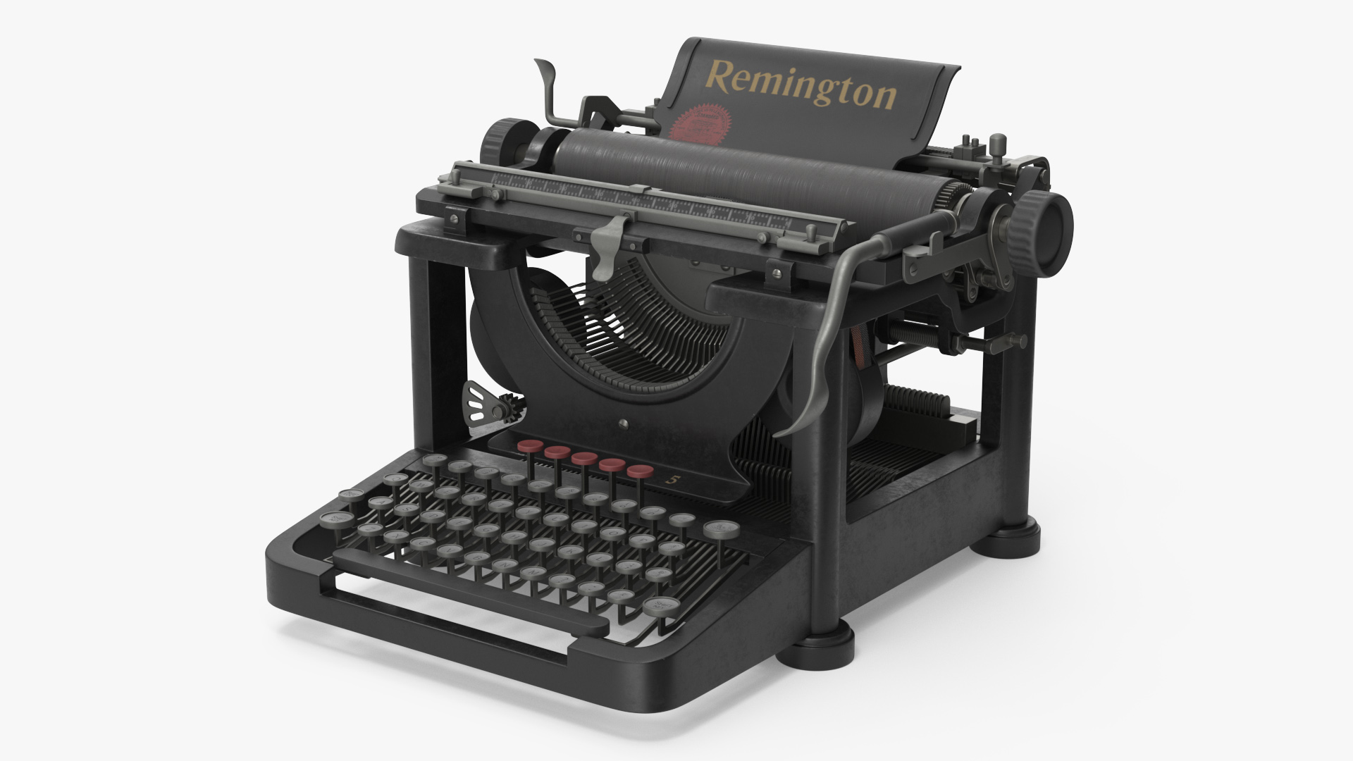 3D Typewriter Remington 10 1923 model