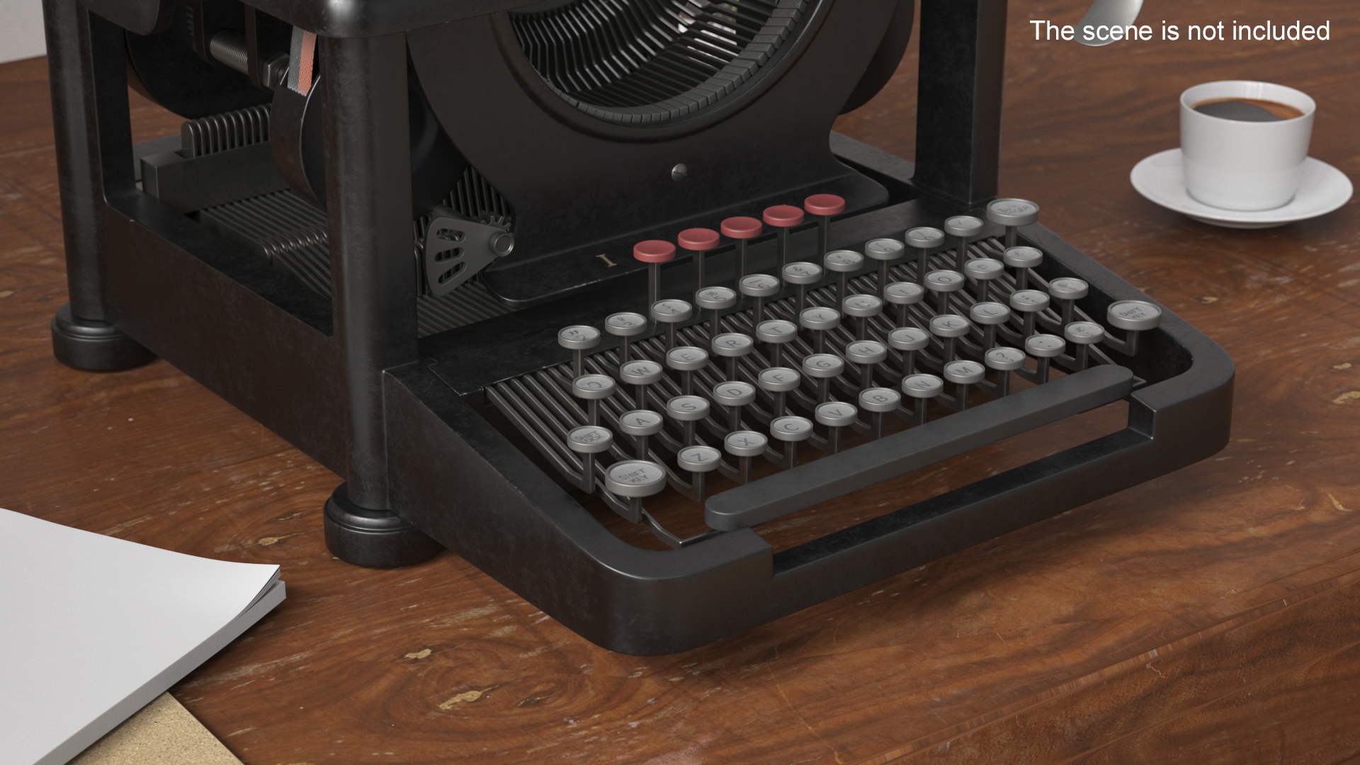 3D Typewriter Remington 10 1923 model