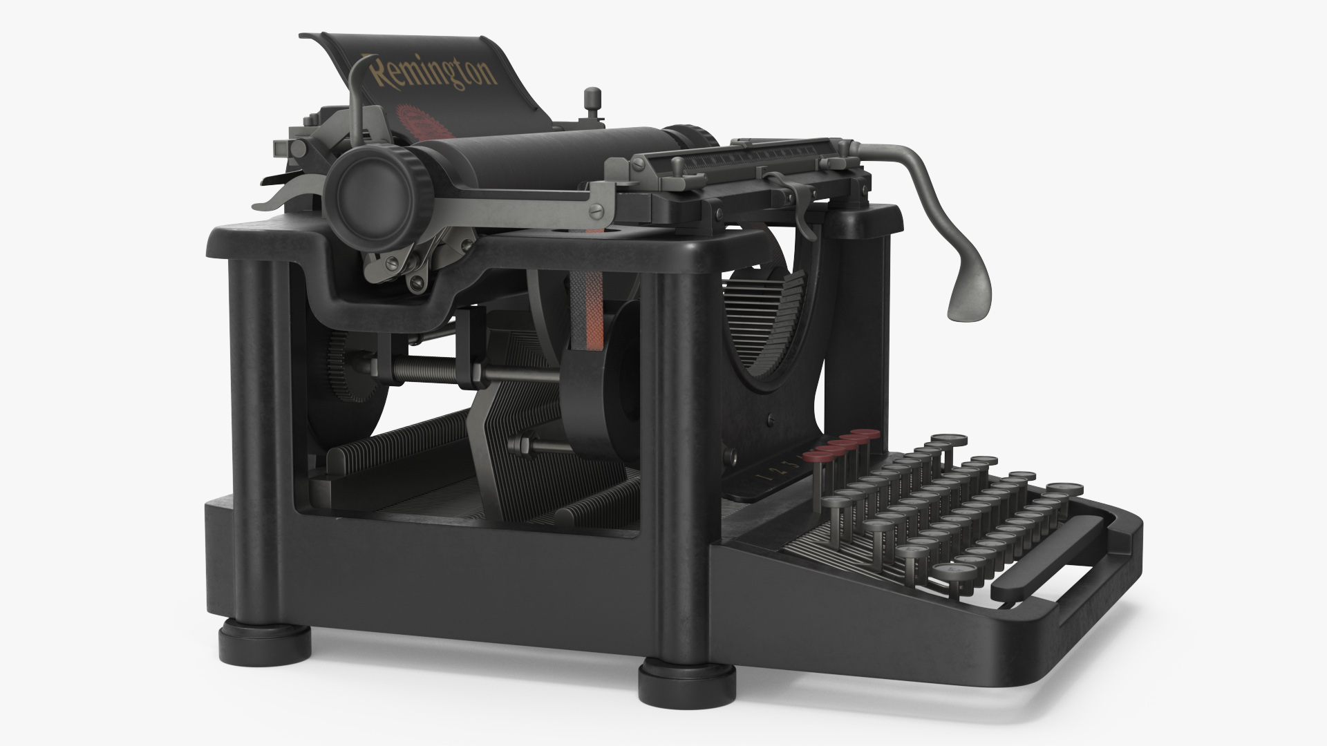 3D Typewriter Remington 10 1923 model