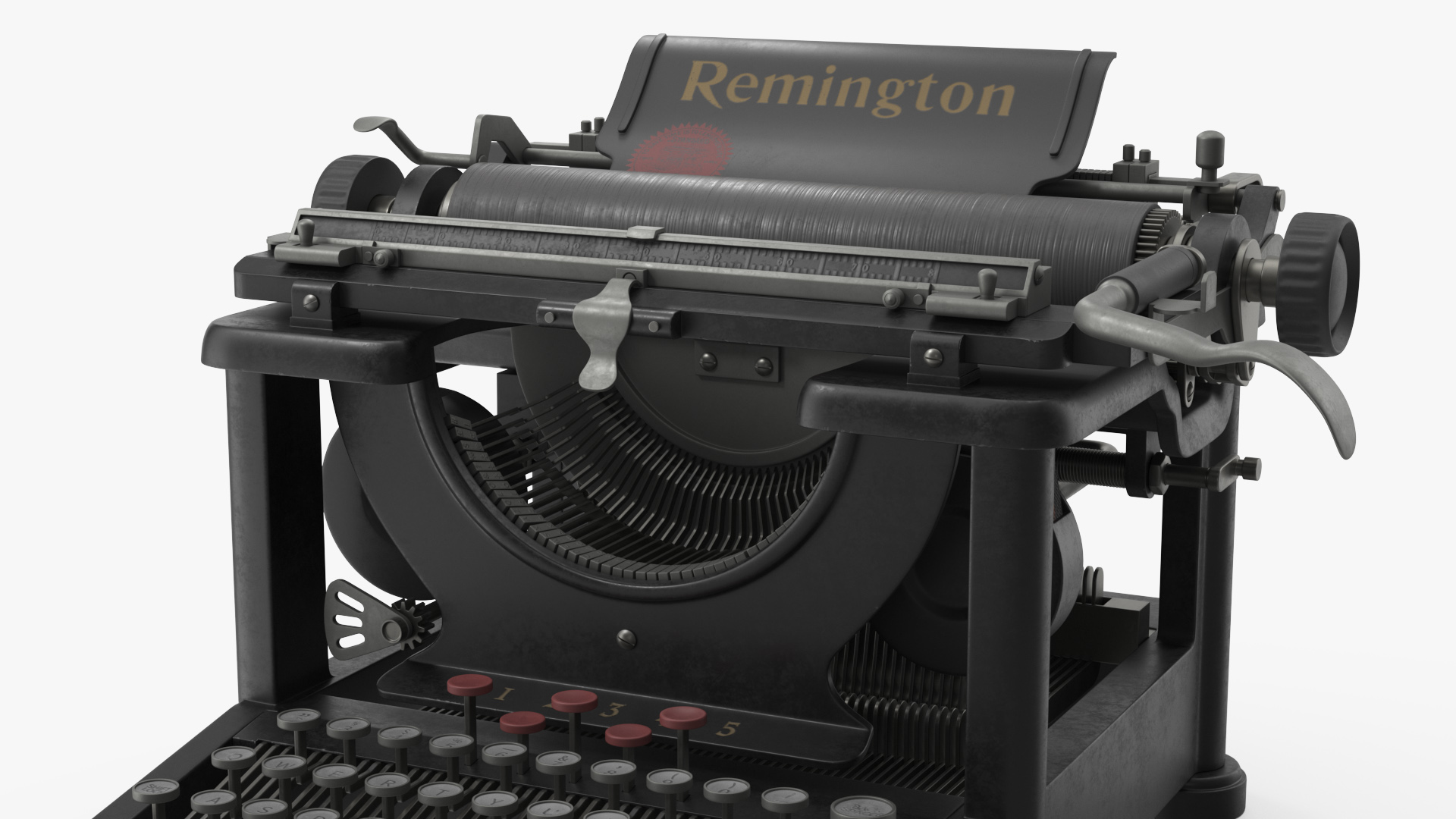 3D Typewriter Remington 10 1923 model
