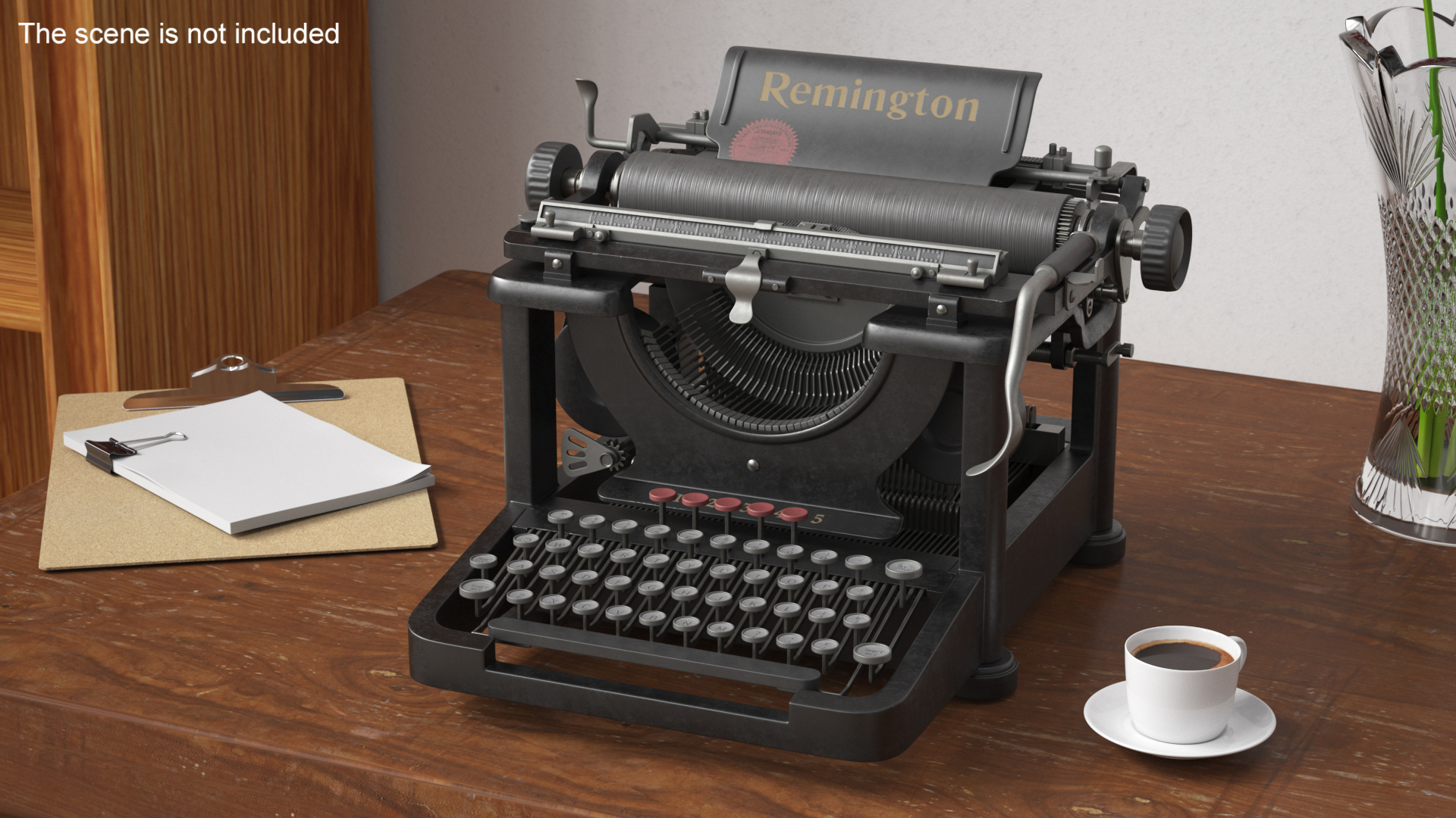 3D Typewriter Remington 10 1923 model