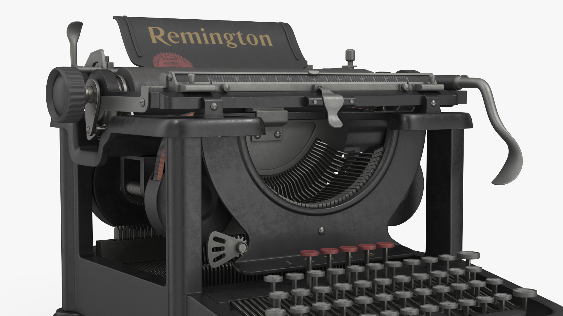 3D Typewriter Remington 10 1923 model